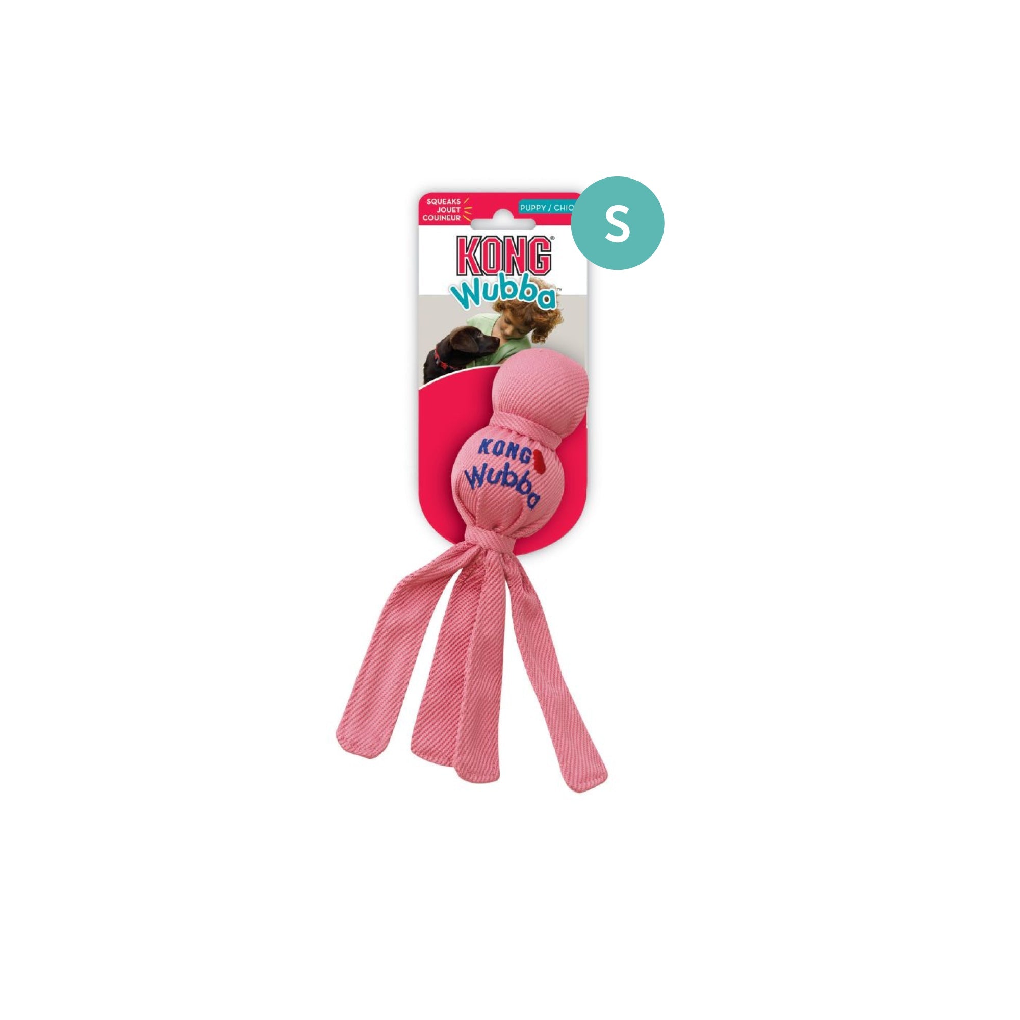 KONG Wubba Squeaker Dog Toy