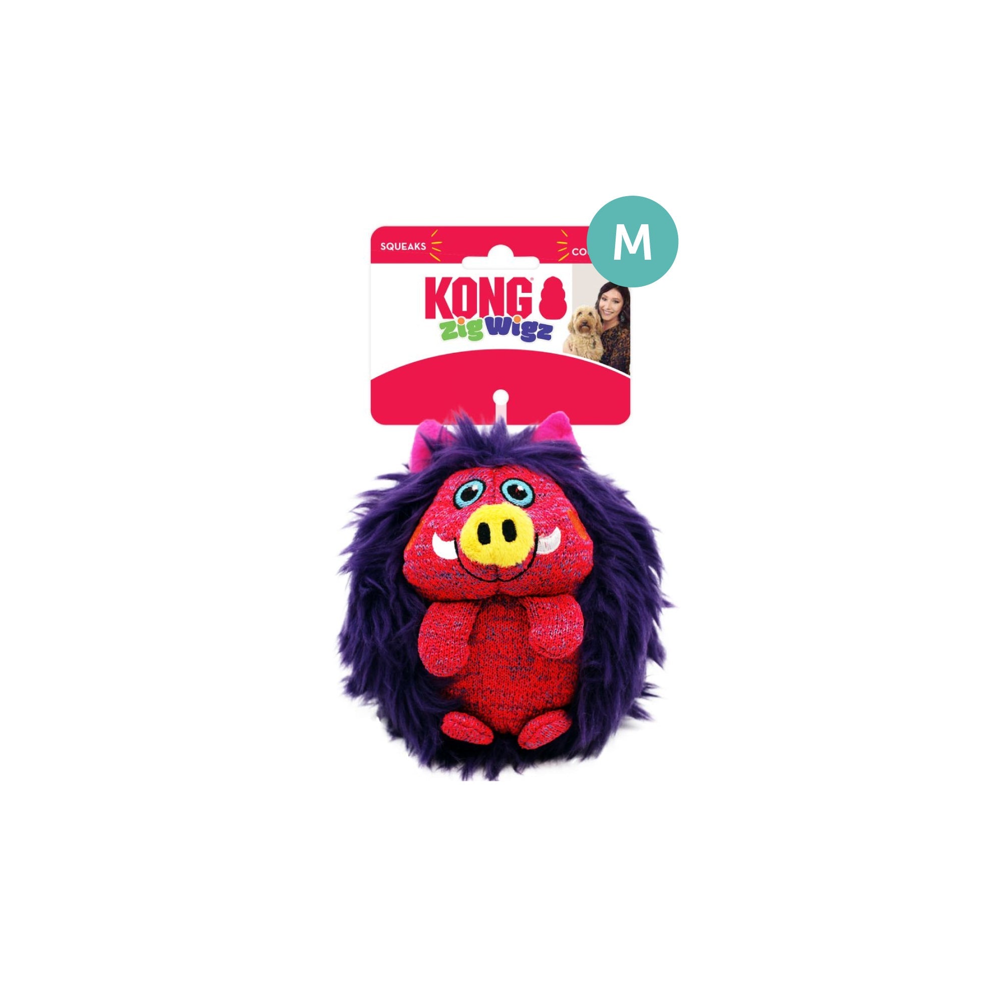 KONG ZigWigz Squeaker Dog Toy