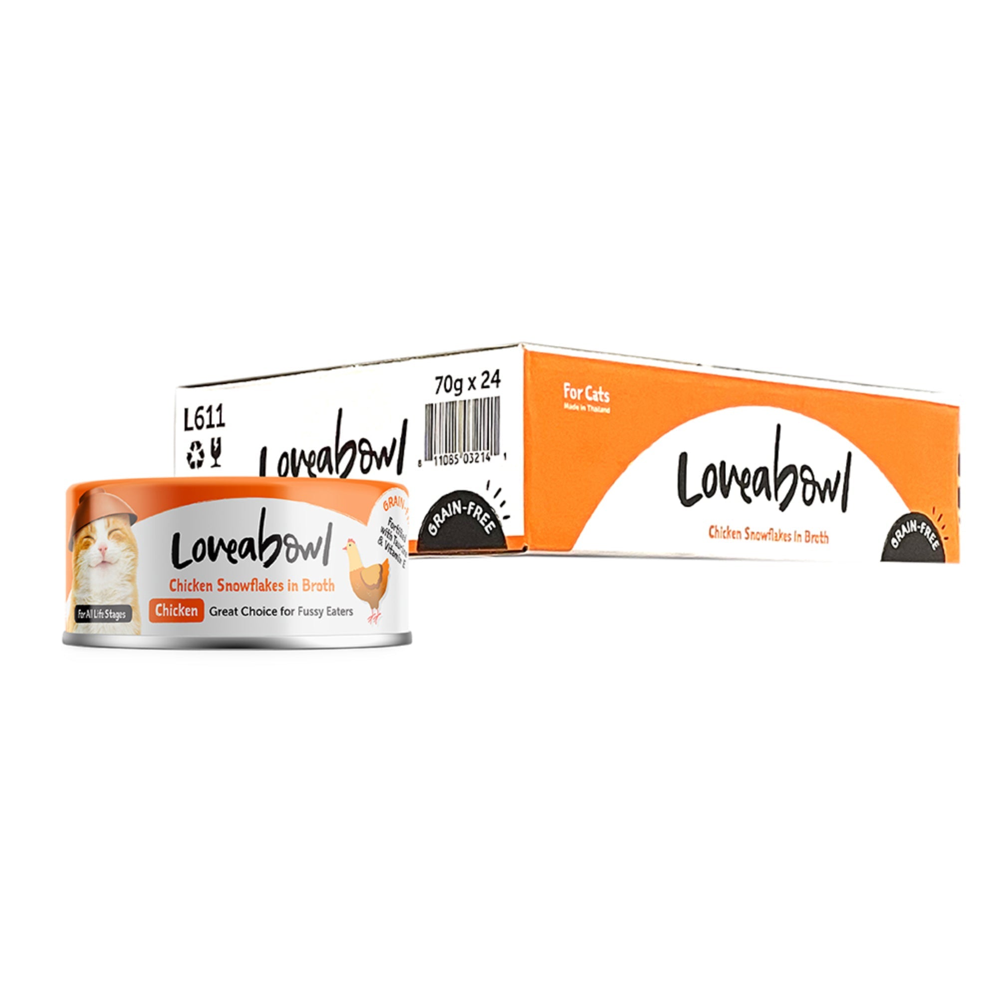 Loveabowl Chicken Broth Cat Wet Food 70g x 24 (Carton)