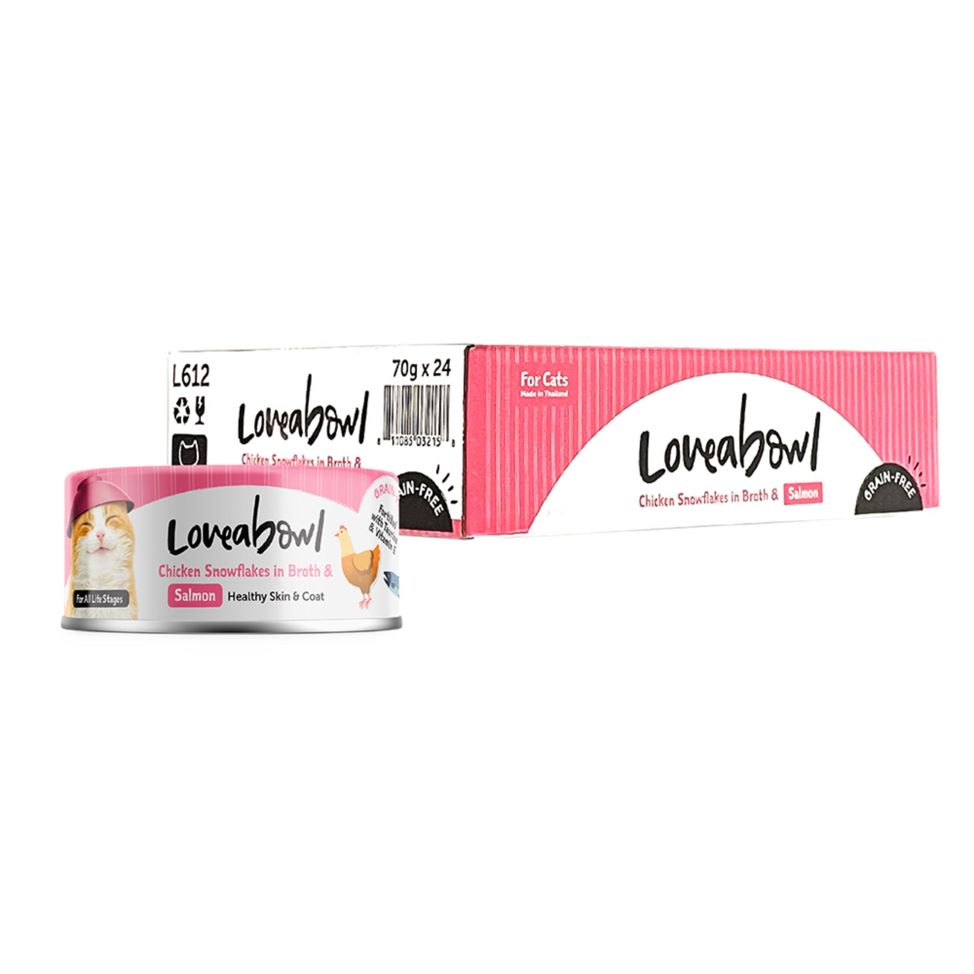 Loveabowl Chicken Broth Cat Wet Food 70g x 24 (Carton)