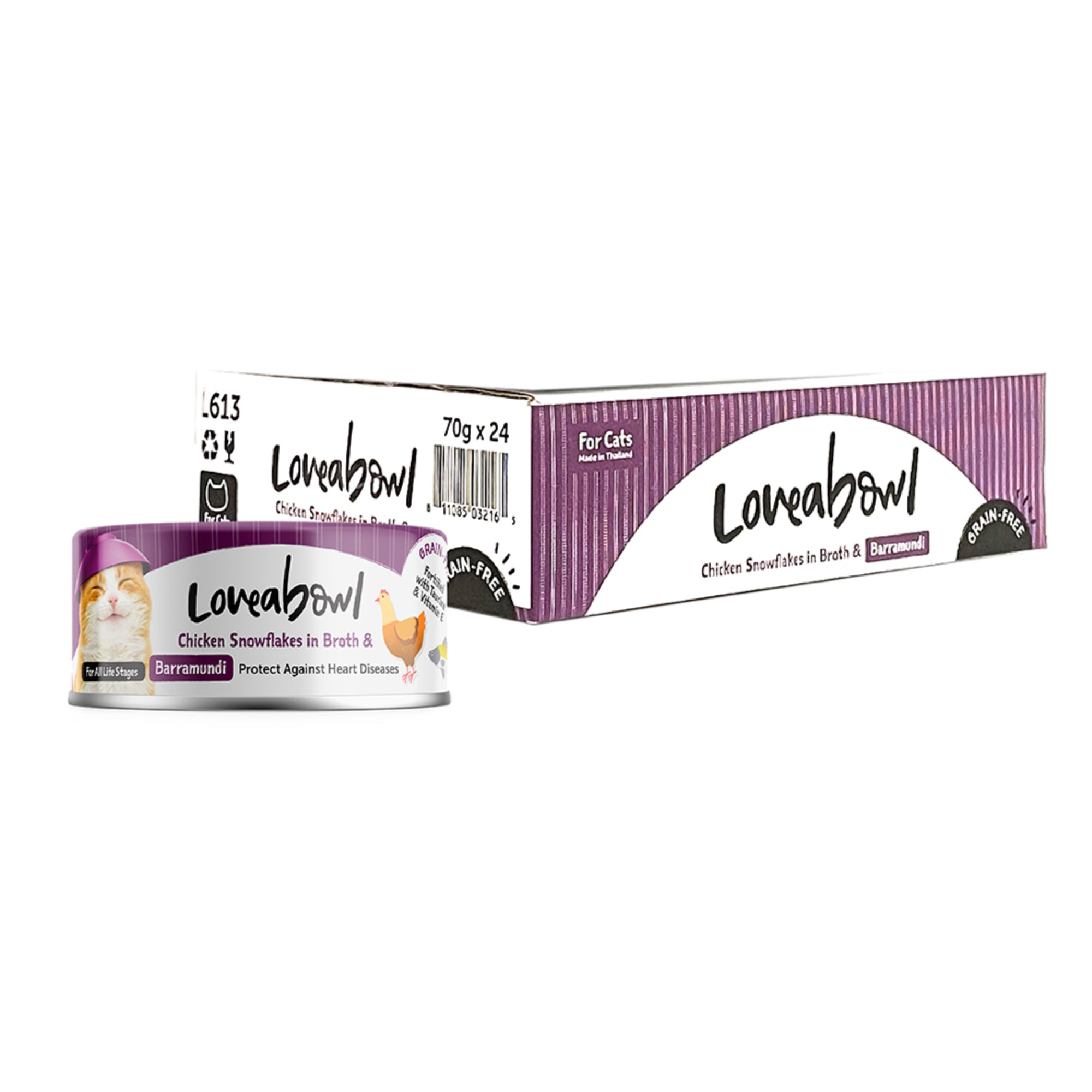 Loveabowl Chicken Broth Cat Wet Food 70g x 24 (Carton)