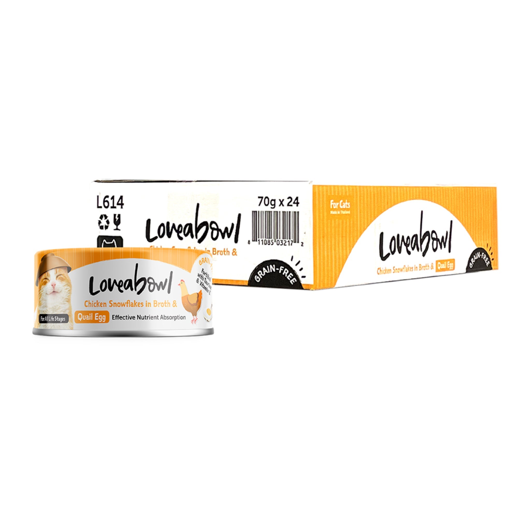 Loveabowl Chicken Broth Cat Wet Food 70g x 24 (Carton)