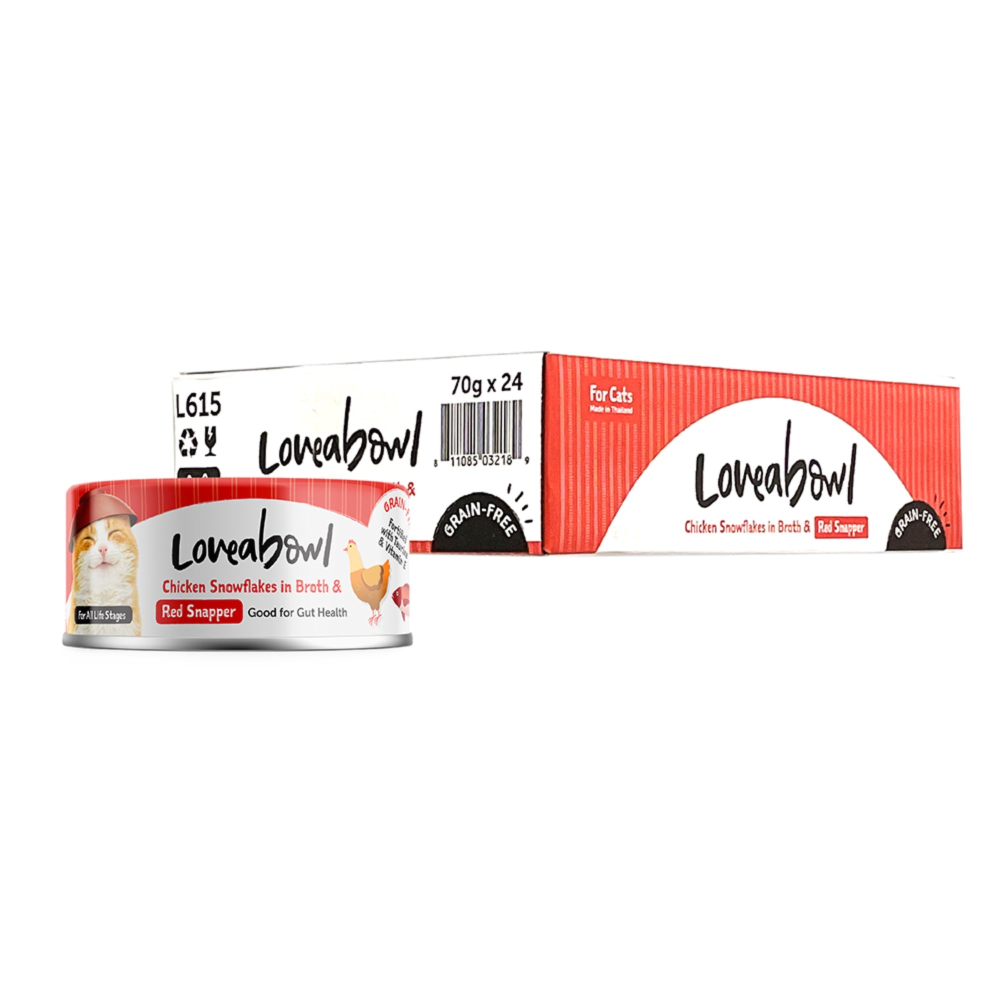 Loveabowl Chicken Broth Cat Wet Food 70g x 24 (Carton)