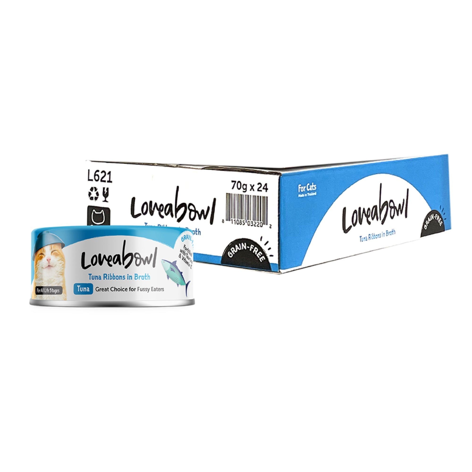 Loveabowl Tuna Broth Cat Wet Food 70g x 24 (Carton)