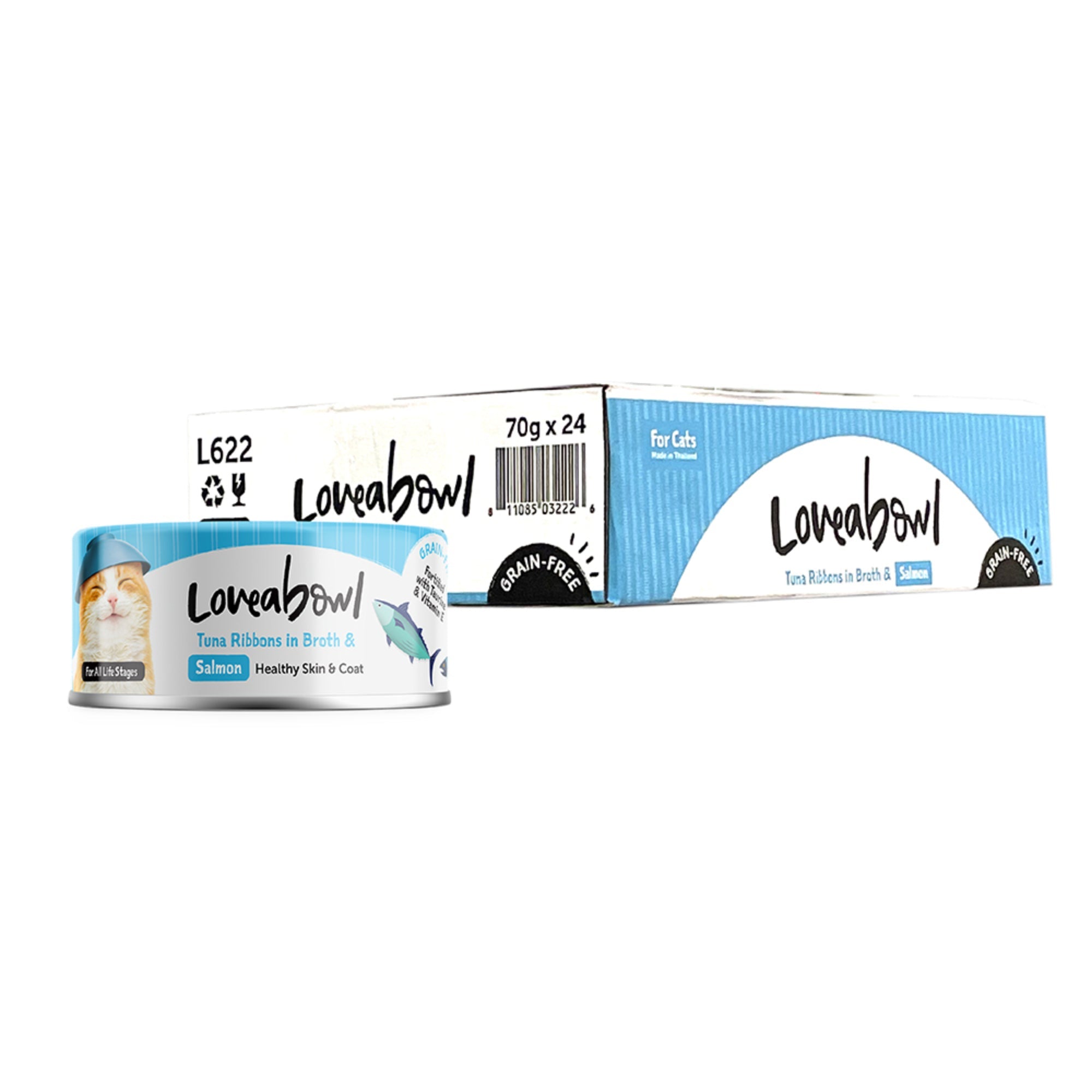 Loveabowl Tuna Broth Cat Wet Food 70g x 24 (Carton)