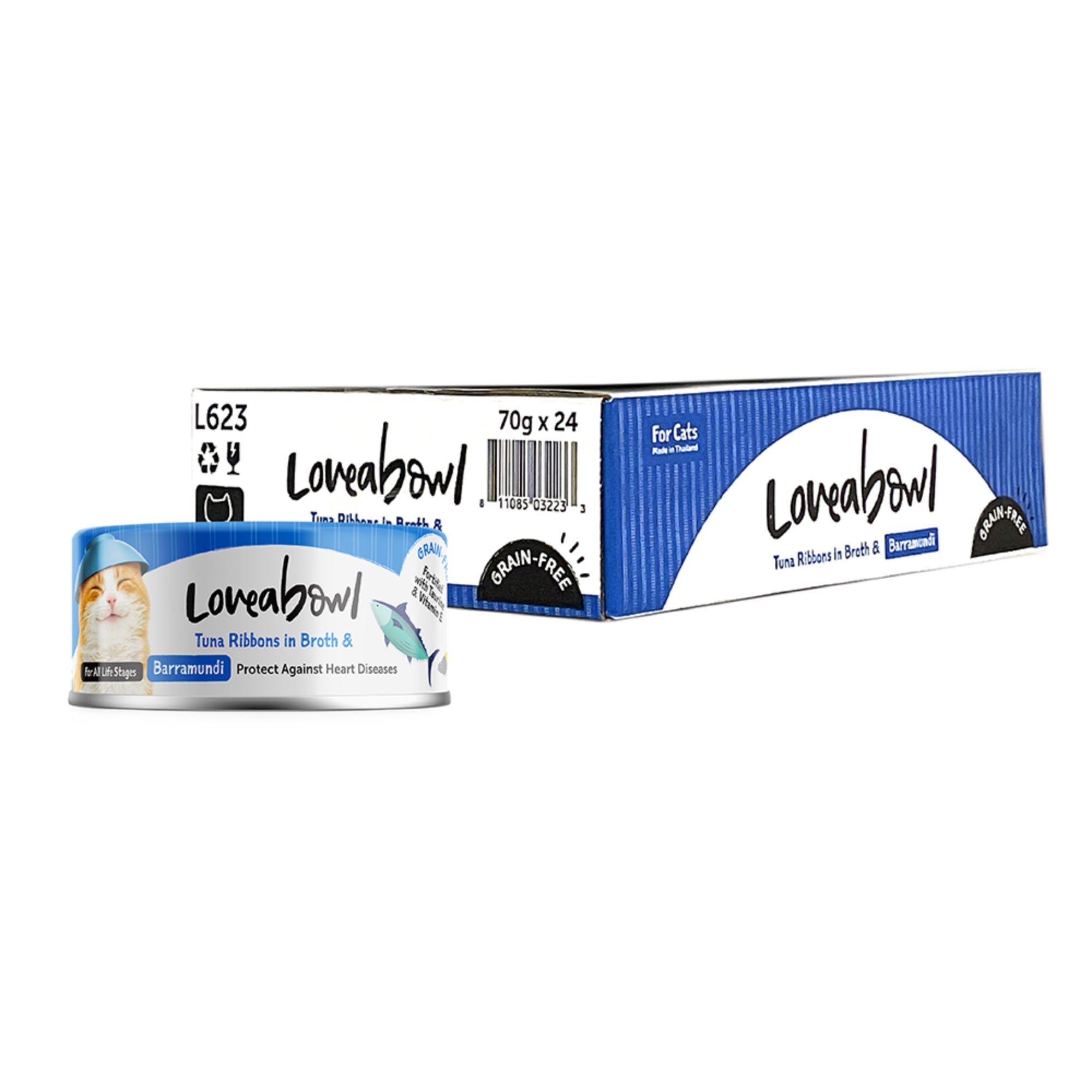 Loveabowl Tuna Broth Cat Wet Food 70g x 24 (Carton)
