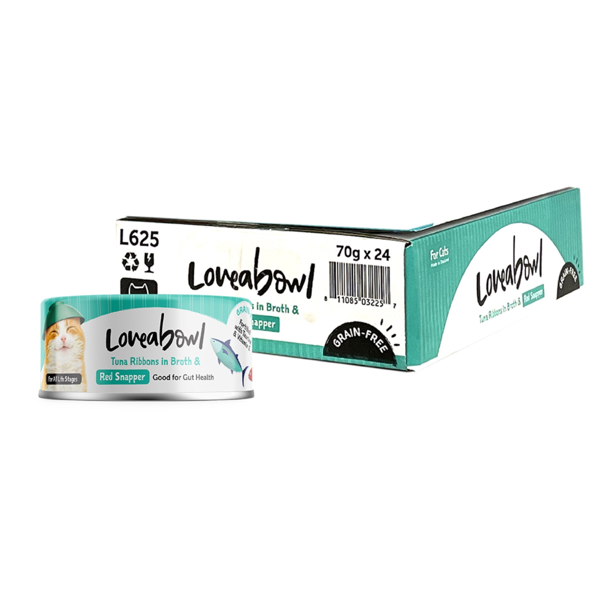 Loveabowl Tuna Broth Cat Wet Food 70g x 24 (Carton)