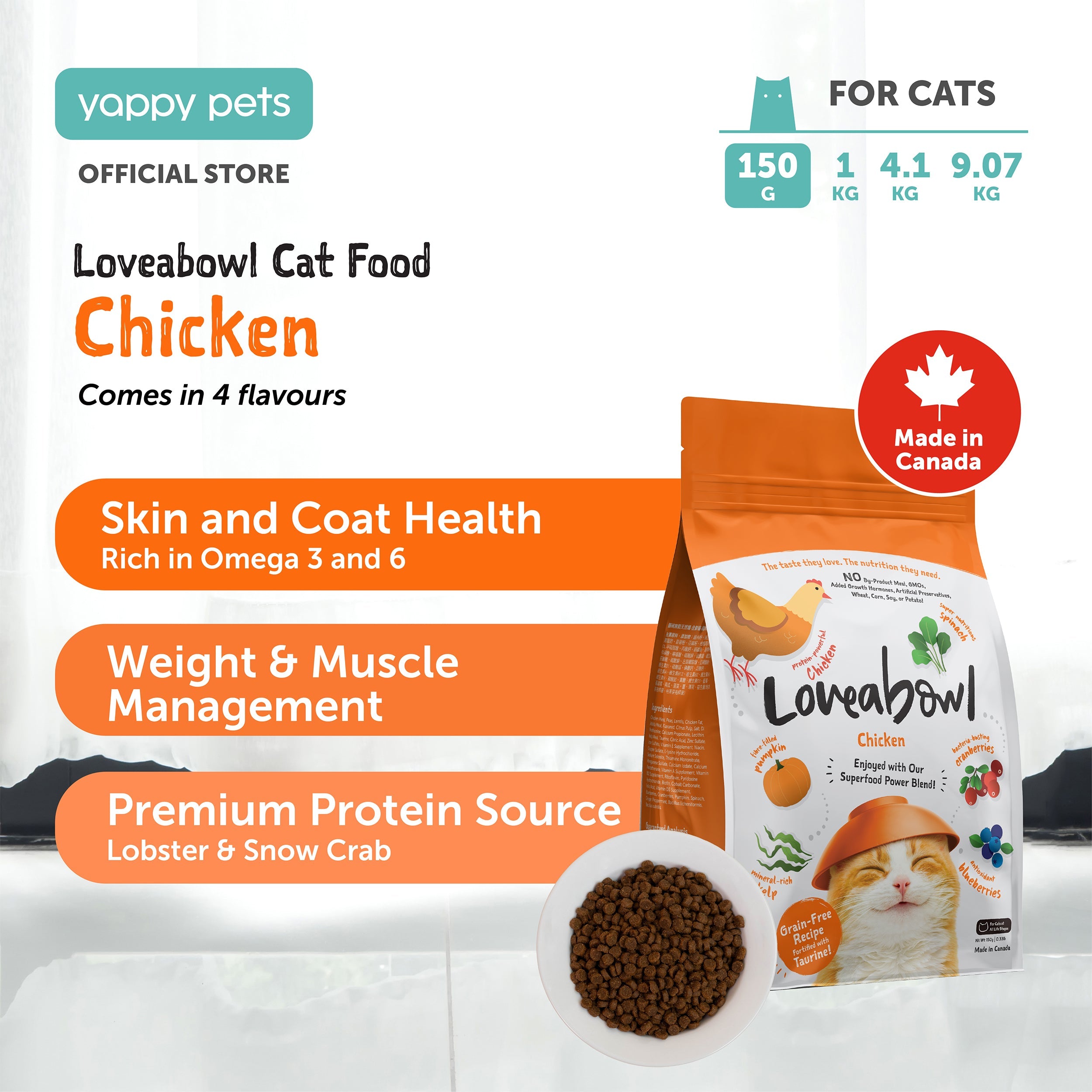 Loveabowl Grain Free Cat Dry Food 150g