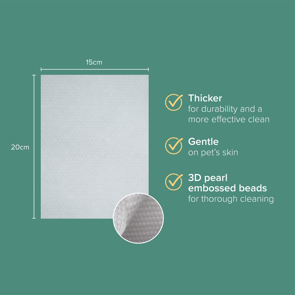 nurturepro™ AG+ Silver Pet Wipes 100 sheets x 24 (Carton)