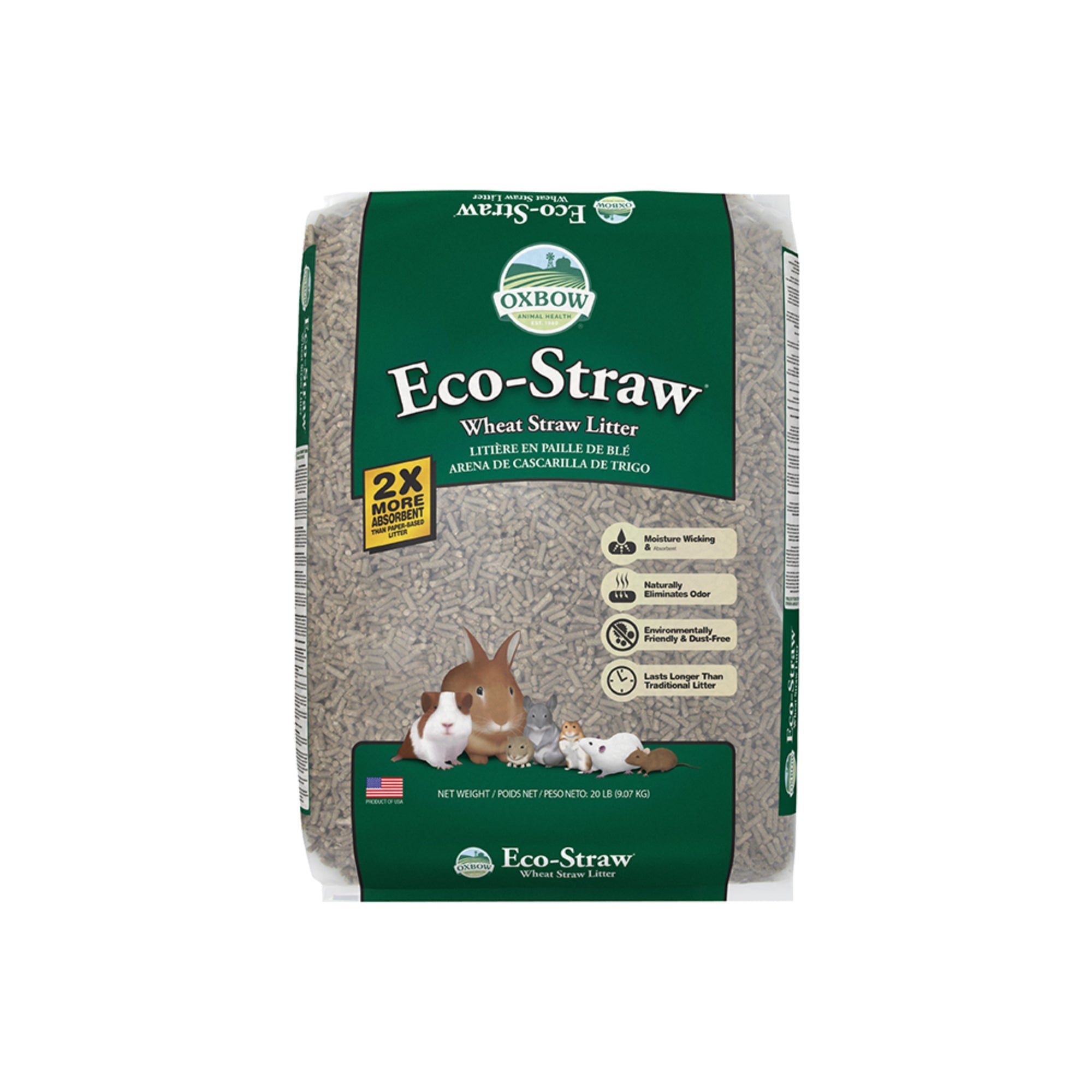 Oxbow Eco-Straw Litter 20lbs