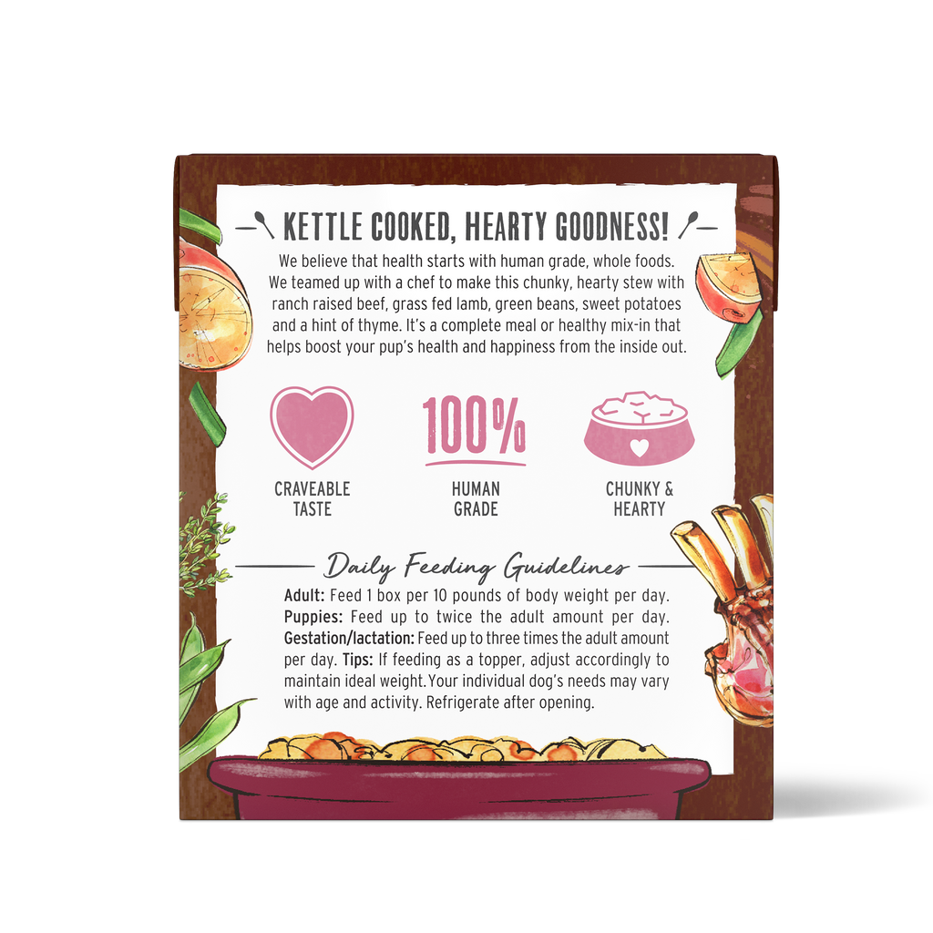 The Honest Kitchen One Pot Stews Wet Dog Food Braised Beef & Lamb 10.05oz