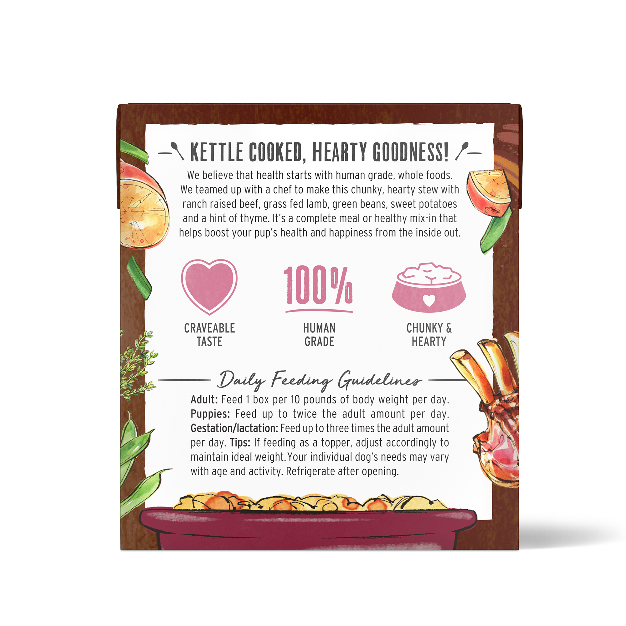The Honest Kitchen One Pot Stews Wet Dog Food Braised Beef & Lamb 10.05oz