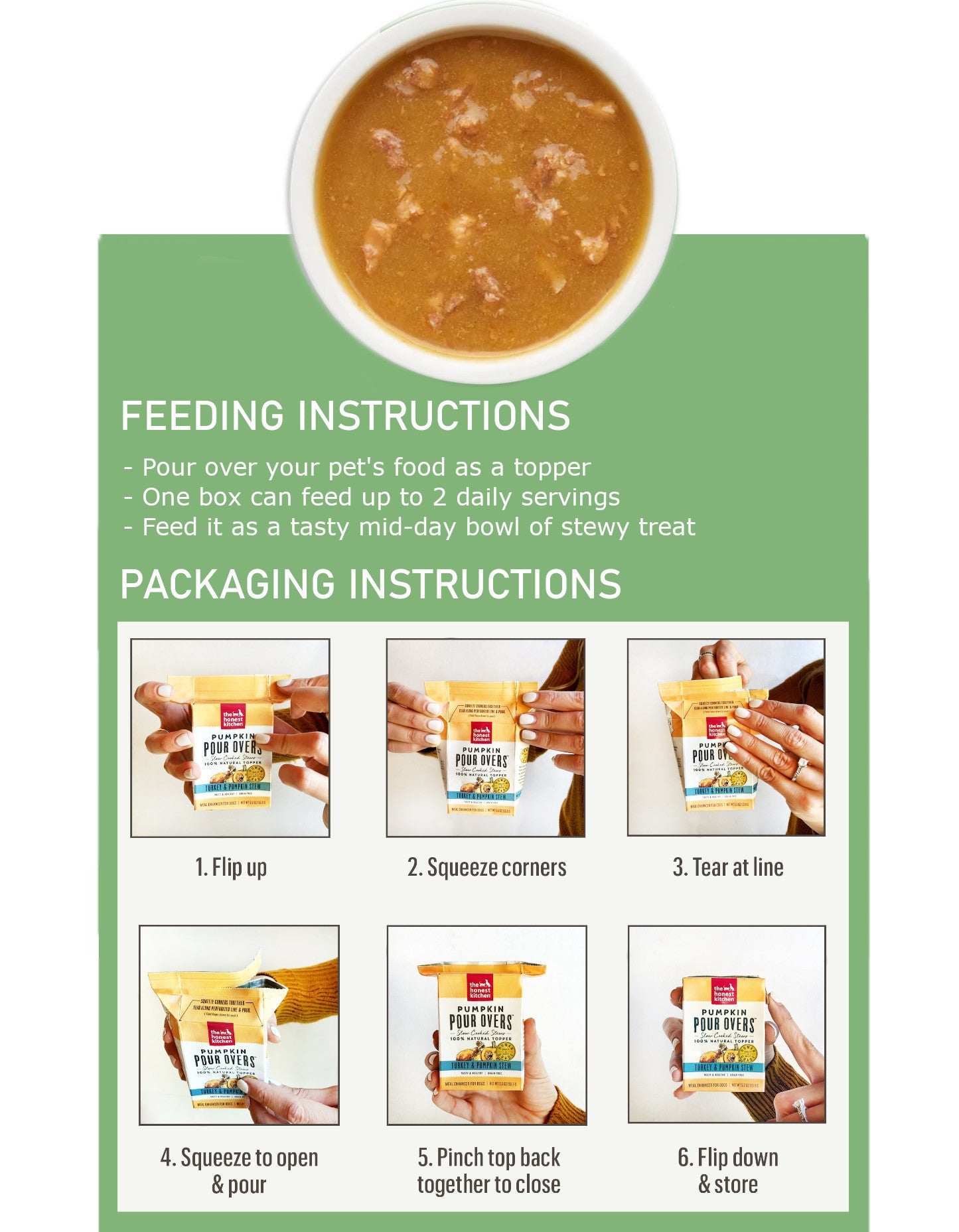 The Honest Kitchen Pumpkin Pour Overs Dog Food Toppers Salmon & Pumpkin Stew 5.5oz