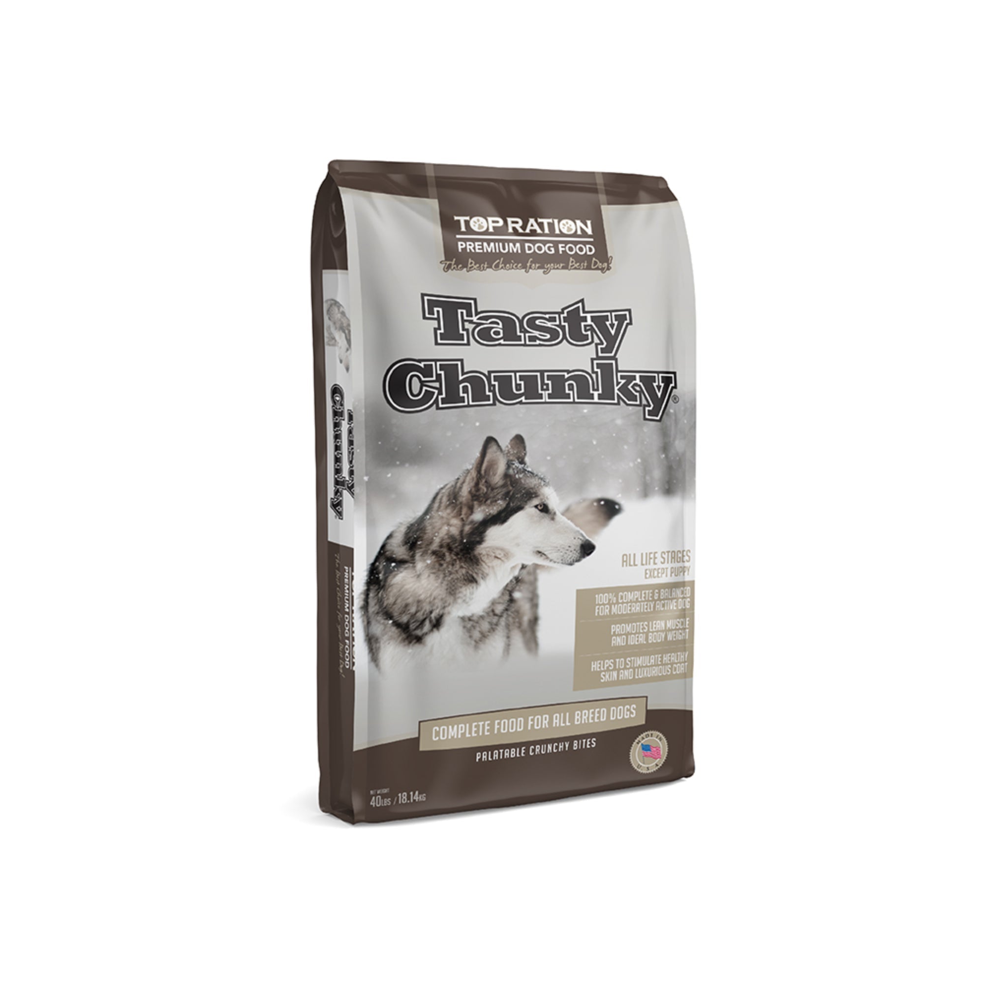Top Ration Premium Dog Dry Food 18.14kg