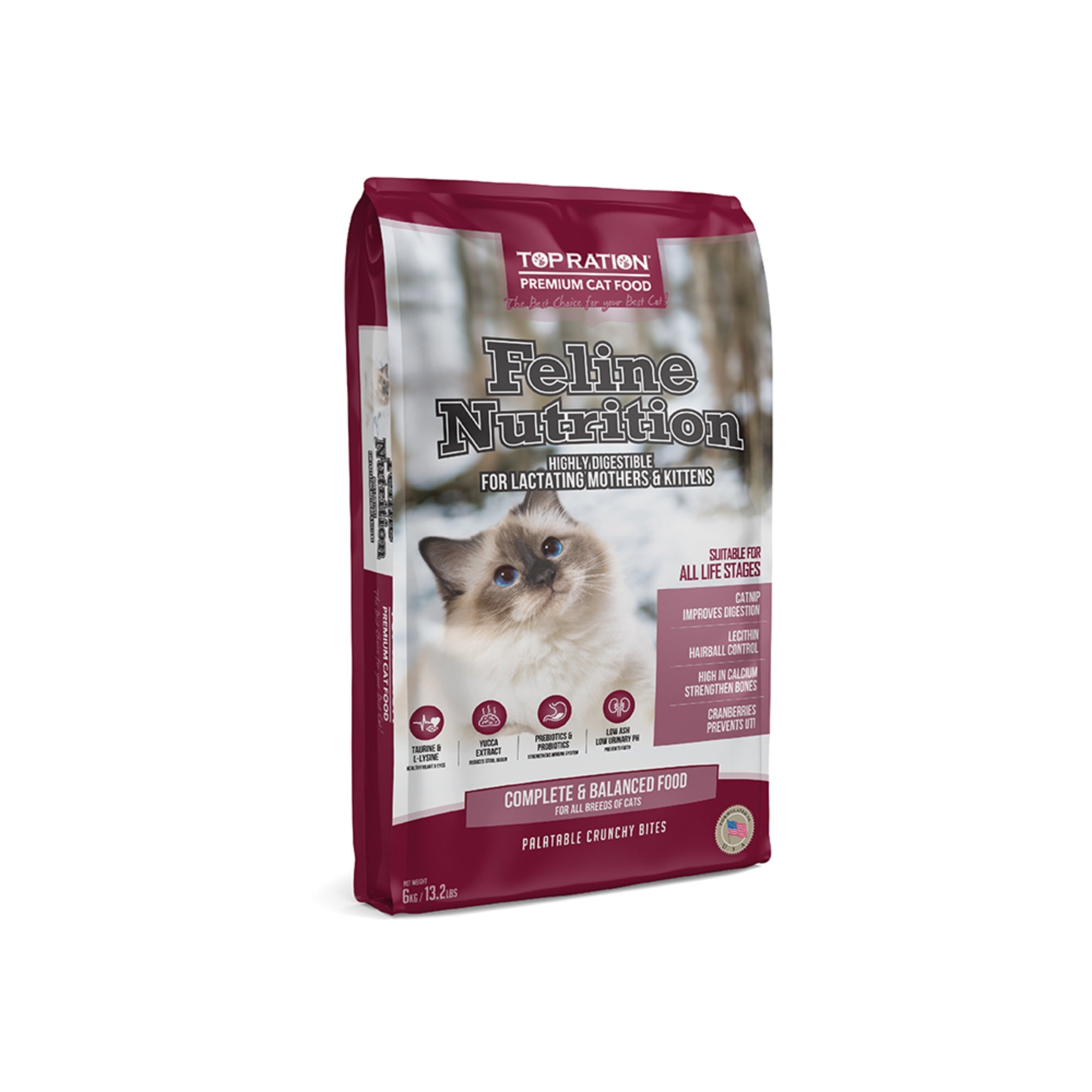 Top Ration Premium Cat Dry Food 6kg