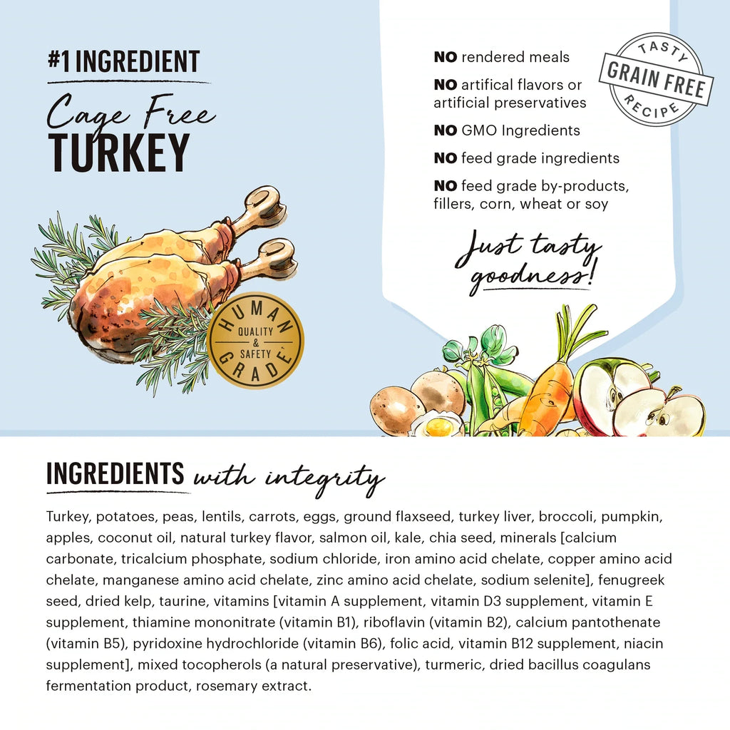 The Honest Kitchen Tasty Whole Food Clusters Grain Free Dog Food 5lbs