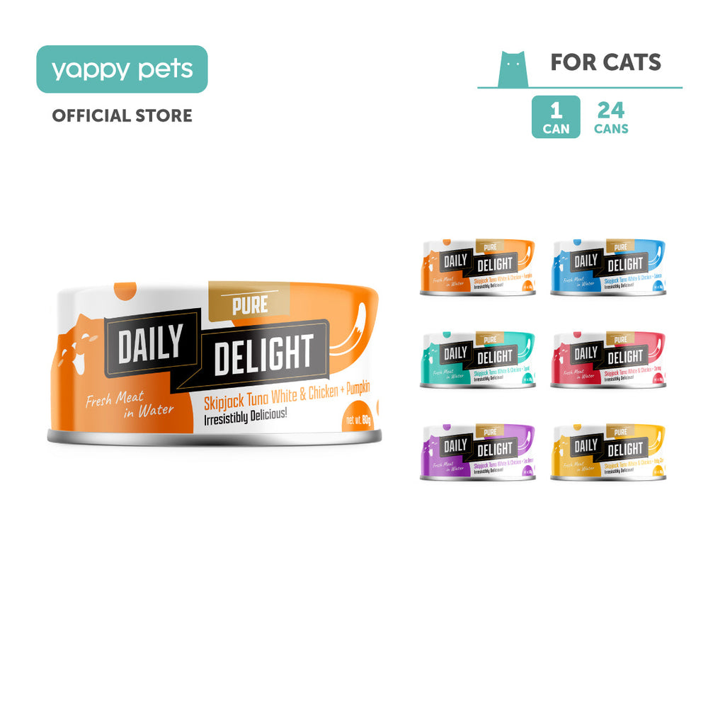 Daily Delight Pure Skipjack Tuna & Chicken Cat Wet Food 80g