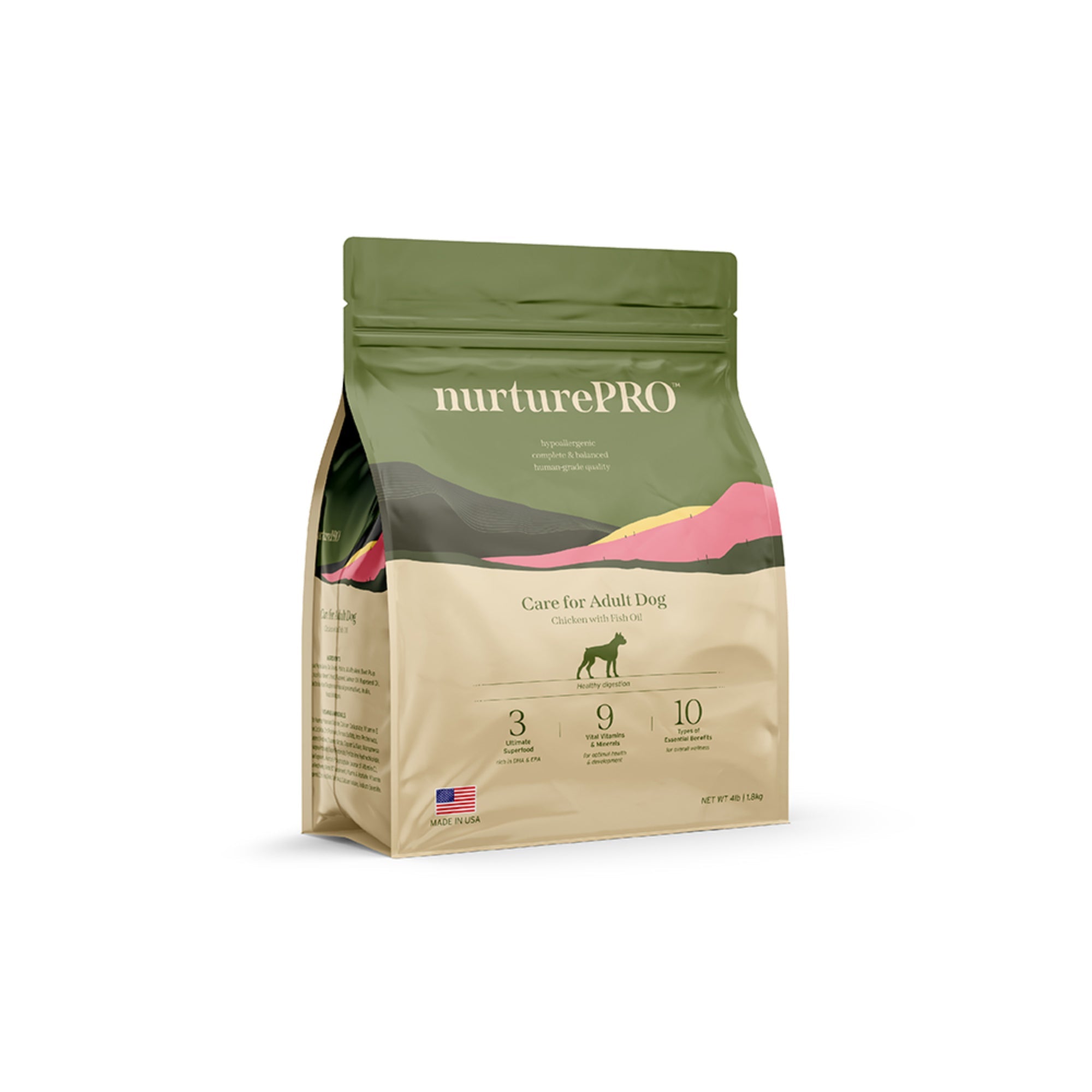 nurturepro™ Hypoallergenic Food with Fish Oil Dog Dry Food 1.8kg
