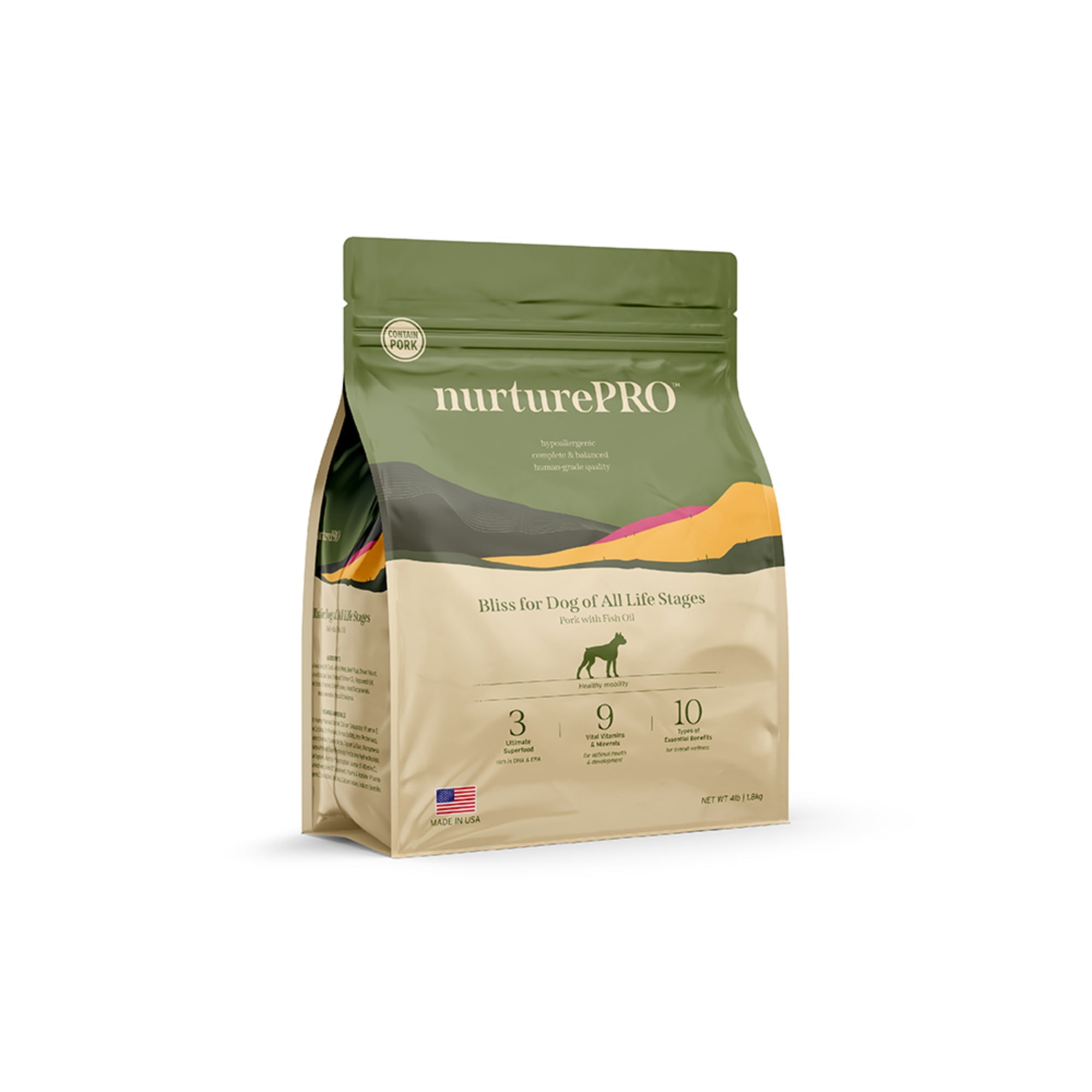 nurturepro™ Hypoallergenic Food with Fish Oil Dog Dry Food 1.8kg