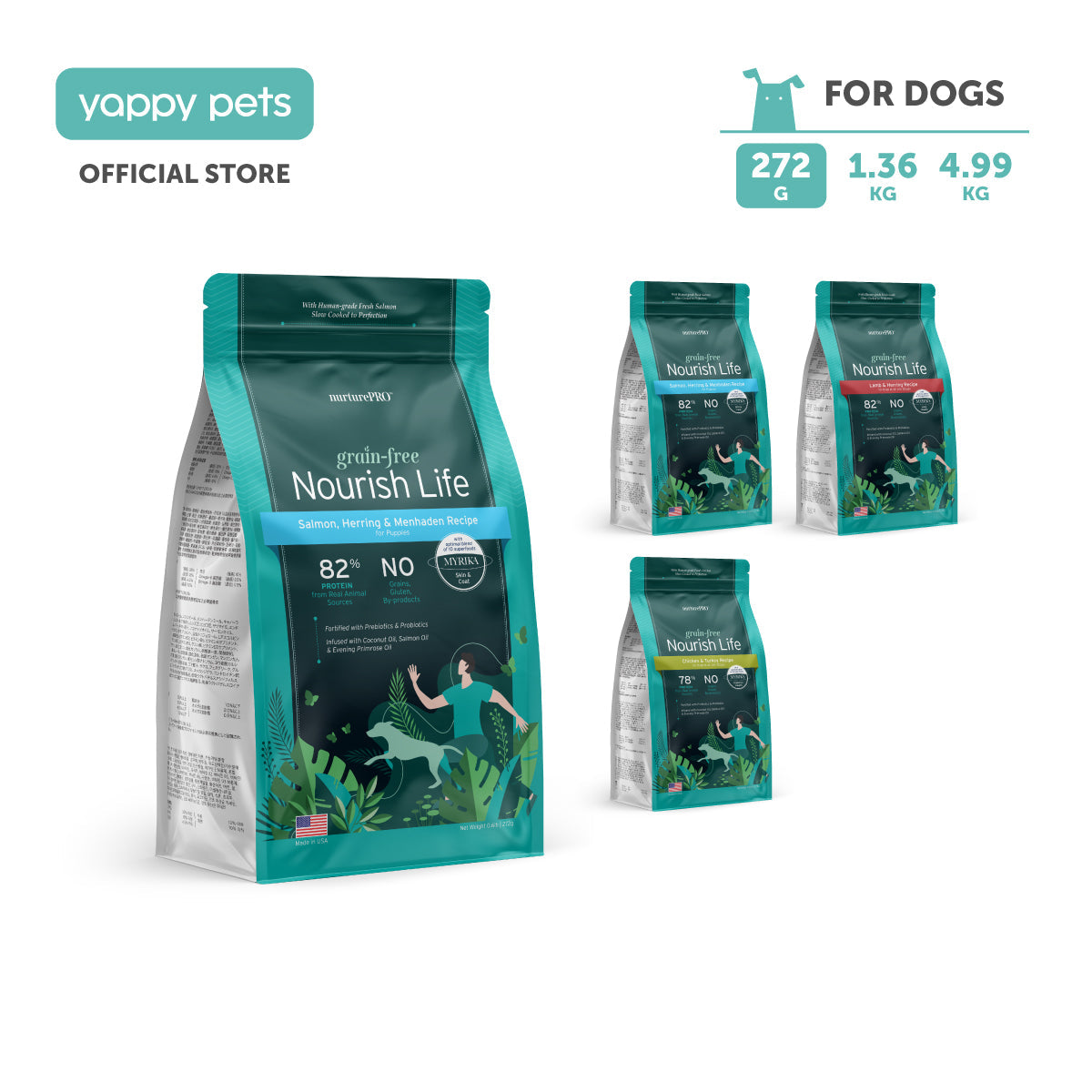 nurturepro™ Nourish Life Grain-free Dog Dry Food Trial Pack 272g