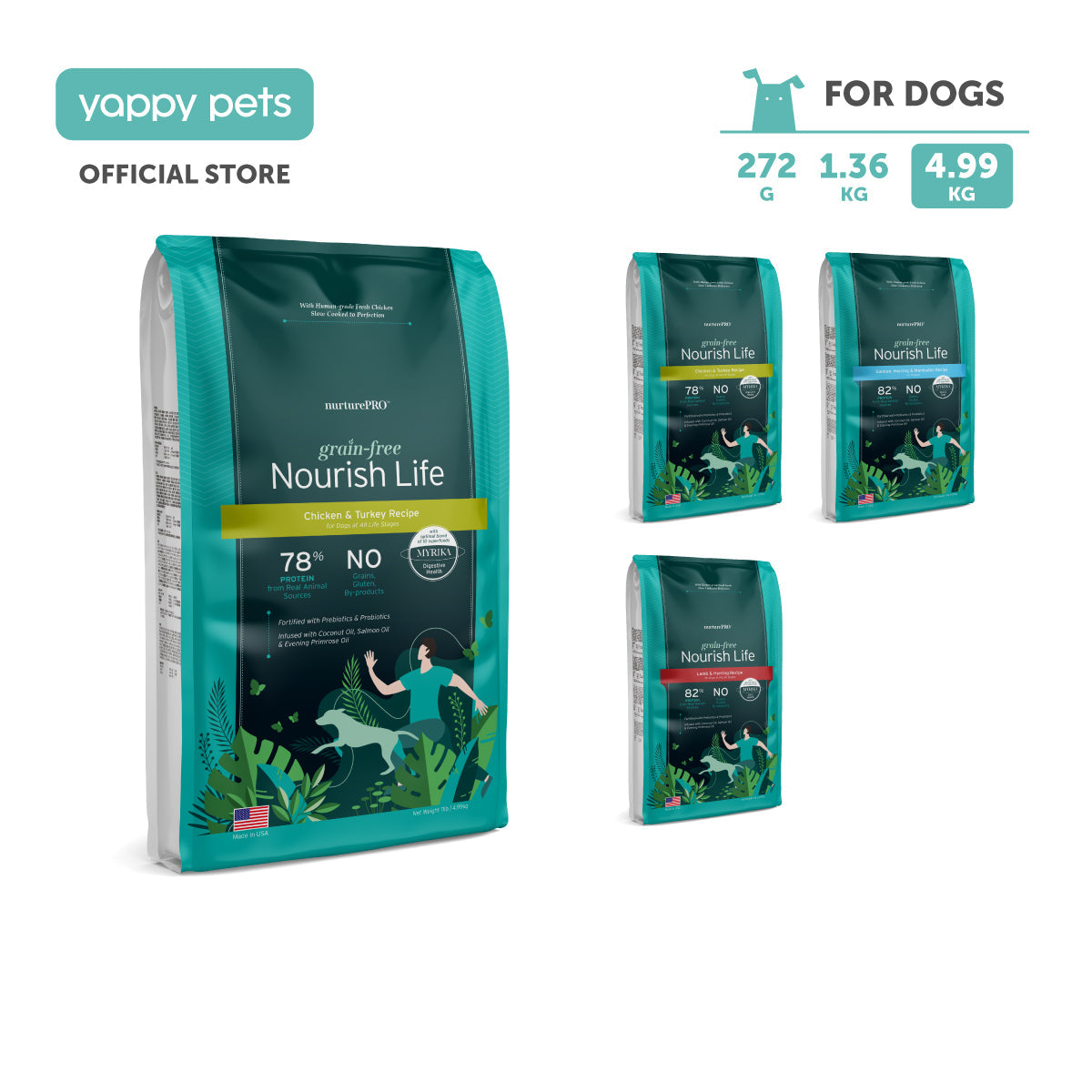 nurturepro™ Nourish Life Grain-free Dog Dry Food 4.99kg