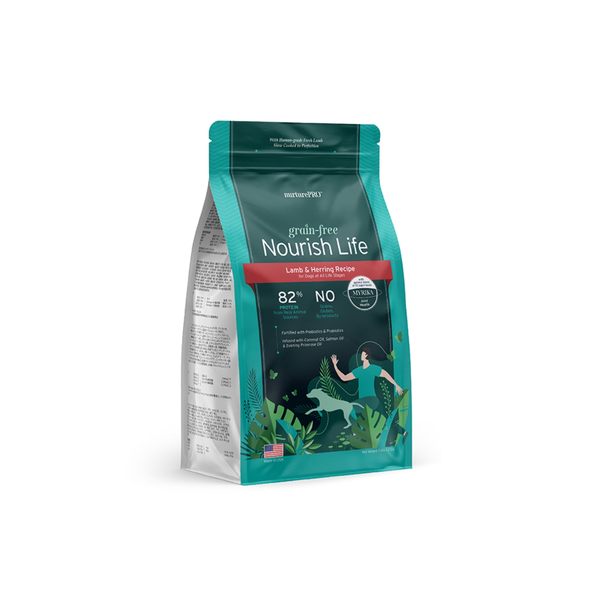 nurturepro Lamb and Herring Grain Free Dog Dry Food for All Life Stages 272g Trial Pack 