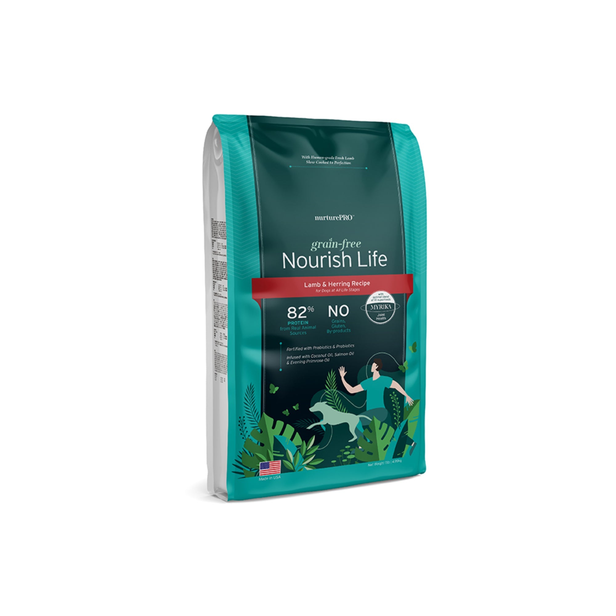nurturepro Lamb and Herring Grain Free Dog Dry Food for All Life Stages 4.99kg