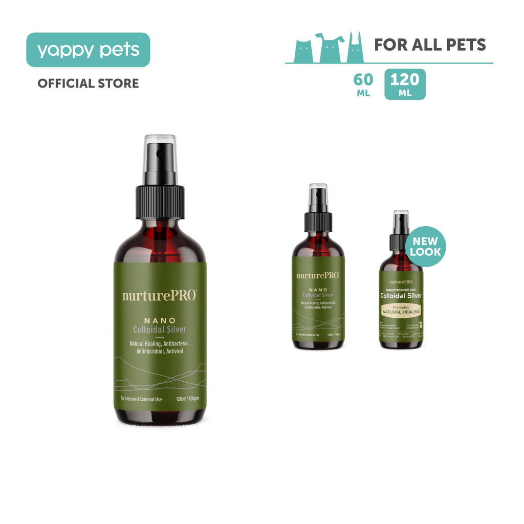 nurturepro™ NANO Colloidal Silver Dog, Cat & Small Pets Wounds Treatment (2 Sizes)