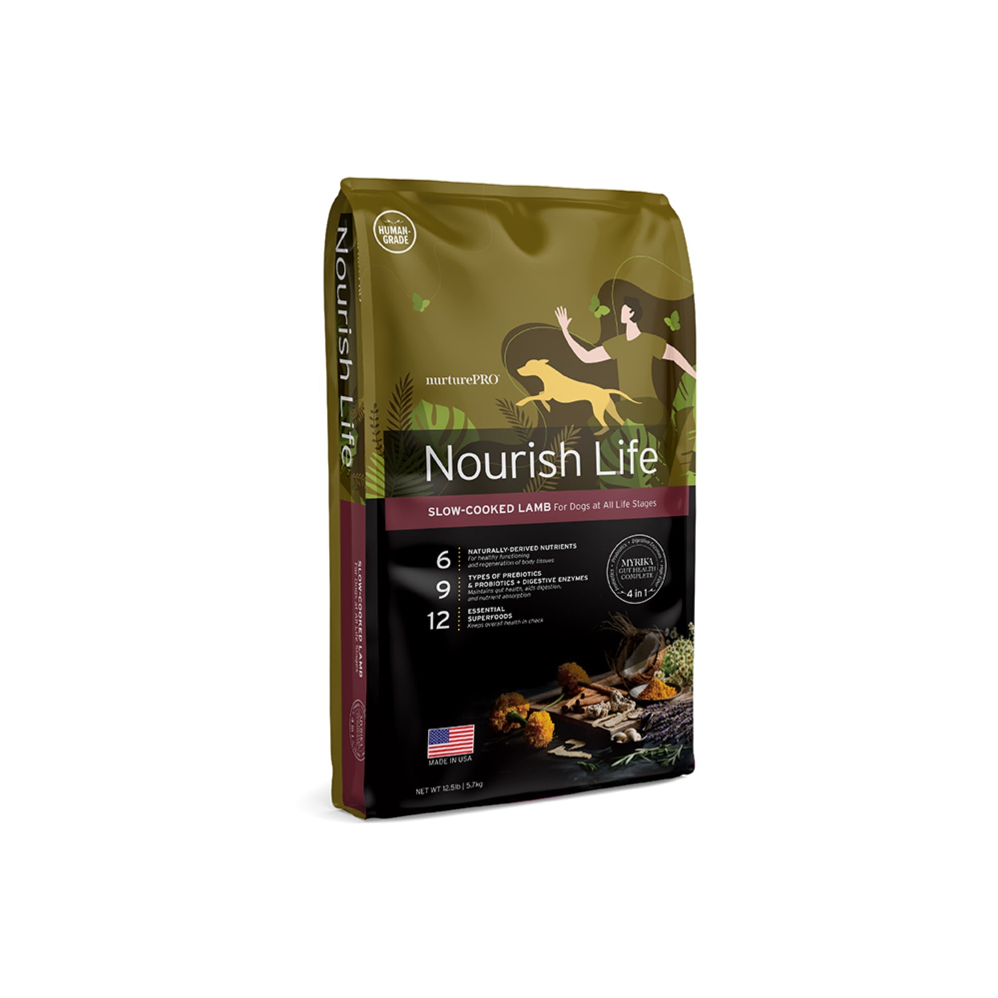 nurturepro Nourish Life Slow Cooked Lamb Dry Food for Dogs and Puppies 5.7kg