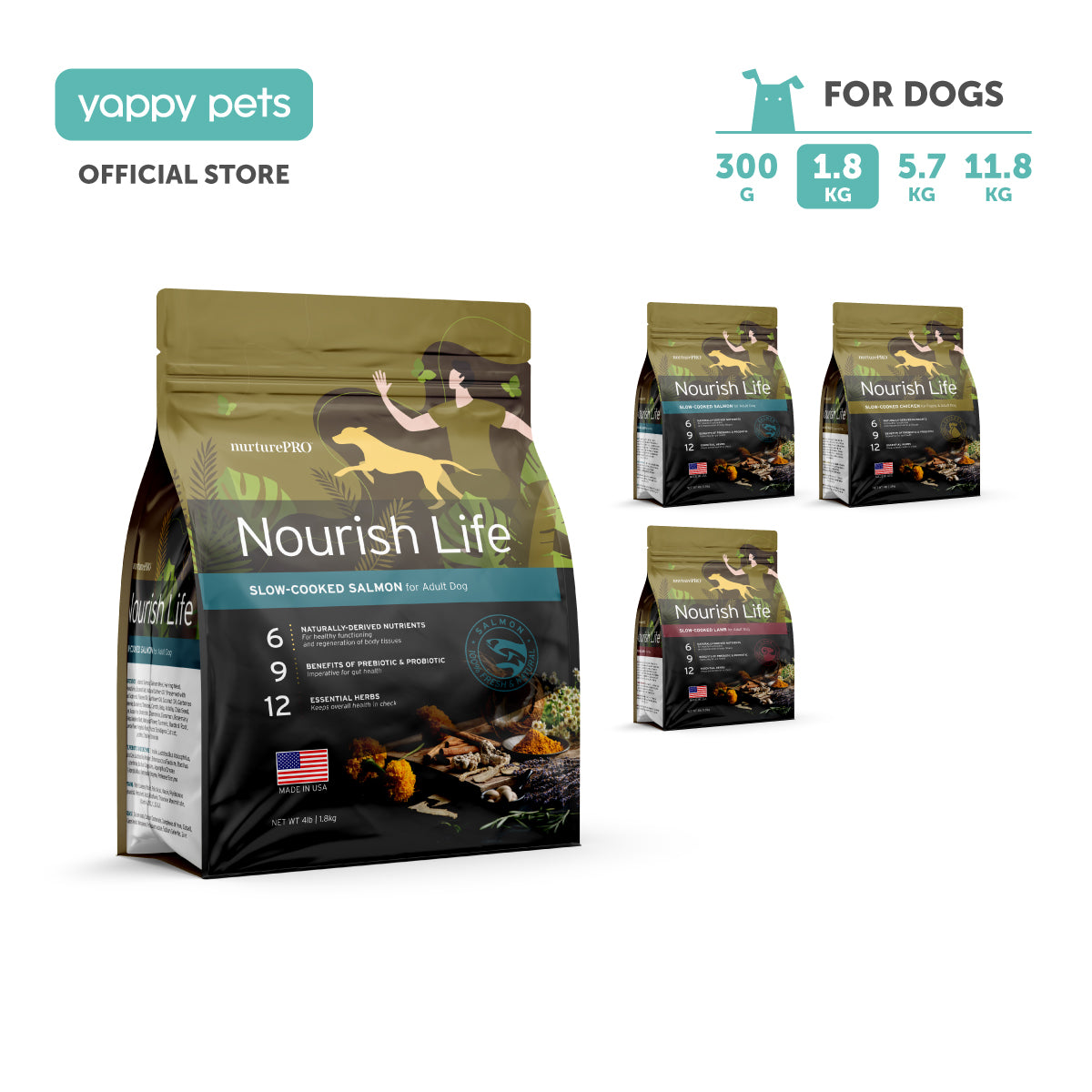 nurturepro™ Nourish Life Slow-cooked Dog Dry Food 1.8kg