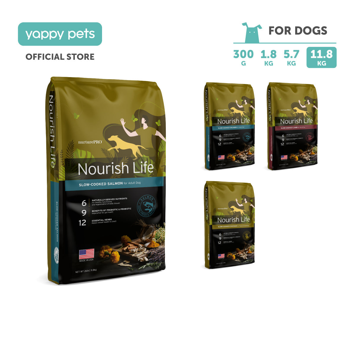 nurturepro™ Nourish Life Slow-cooked Dog Dry Food 11.8kg