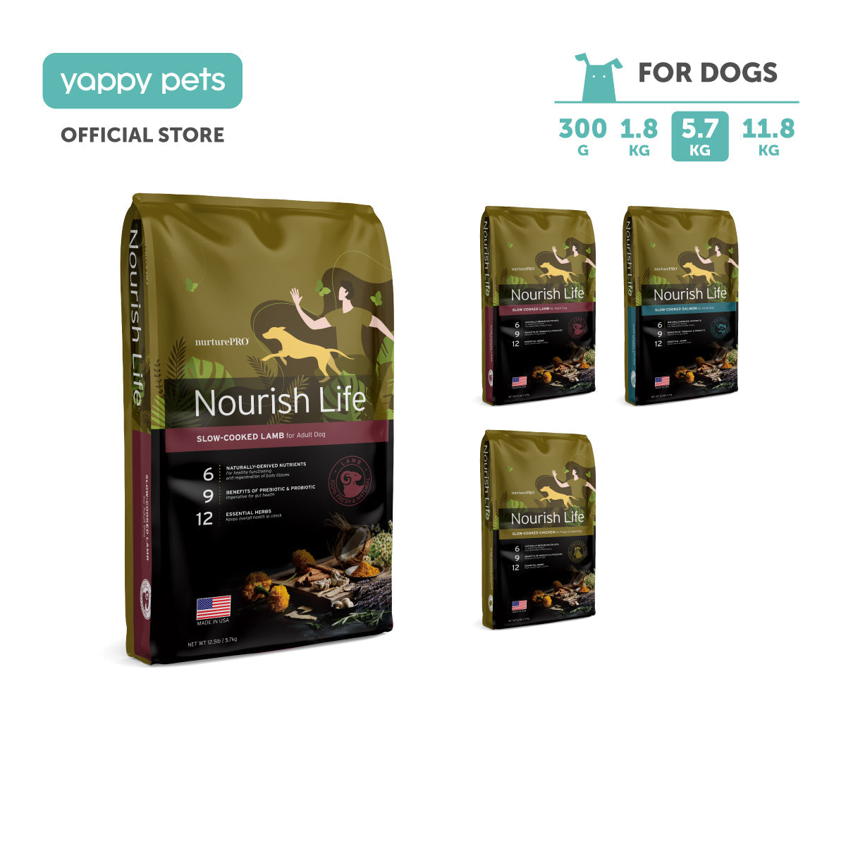 nurturepro™ Nourish Life Slow-cooked Dog Dry Food 5.7kg