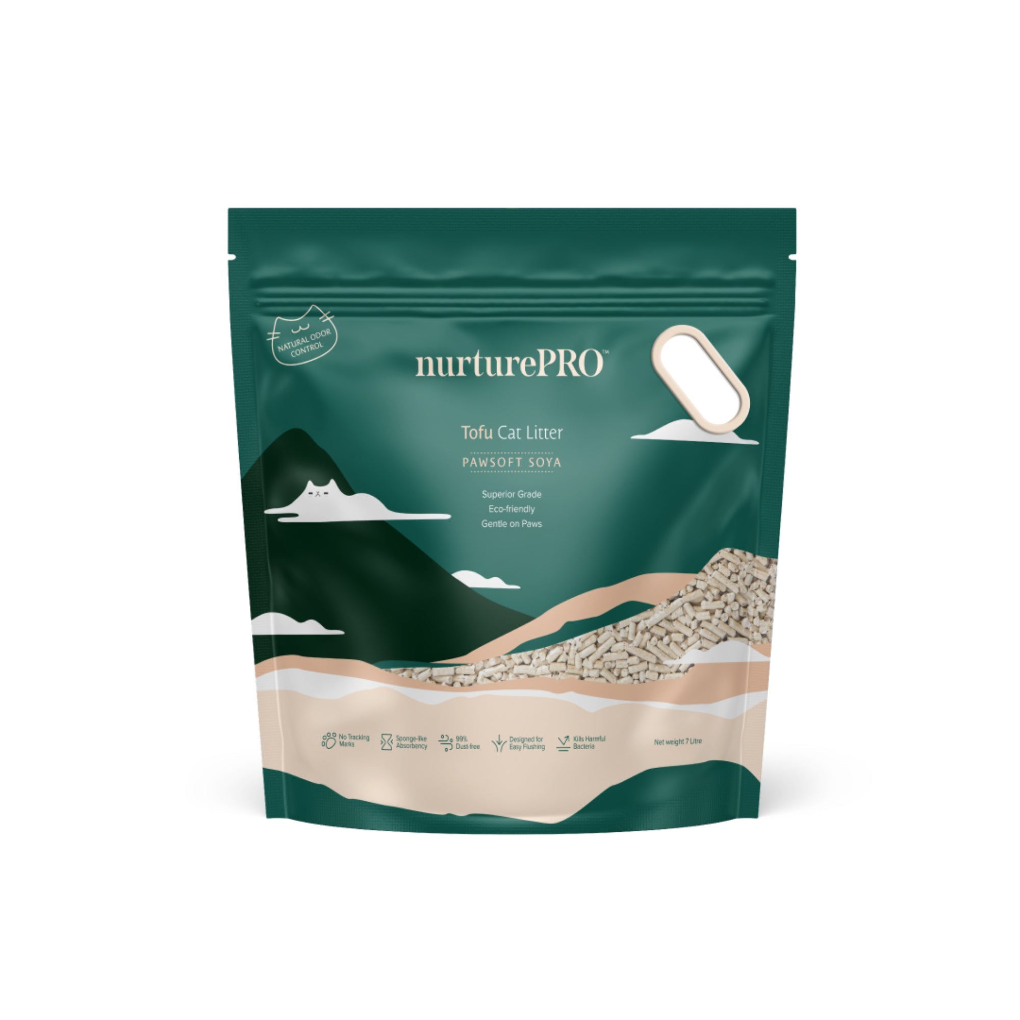nurturepro | Pawsoft Tofu Cat Litter 7L Soya Scent
