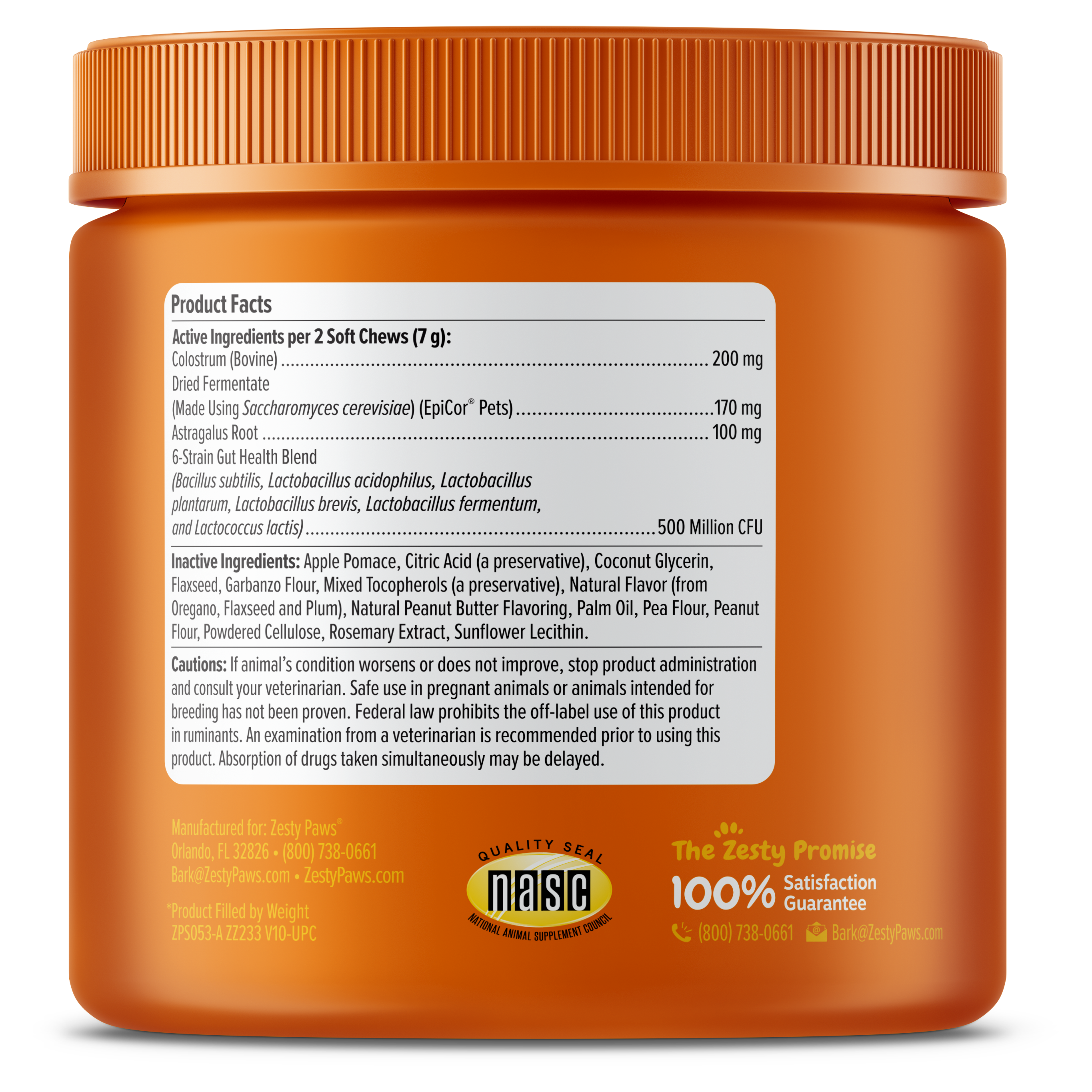 Zesty Paws Allergy & Immune Bites Dog Supplements 90ct