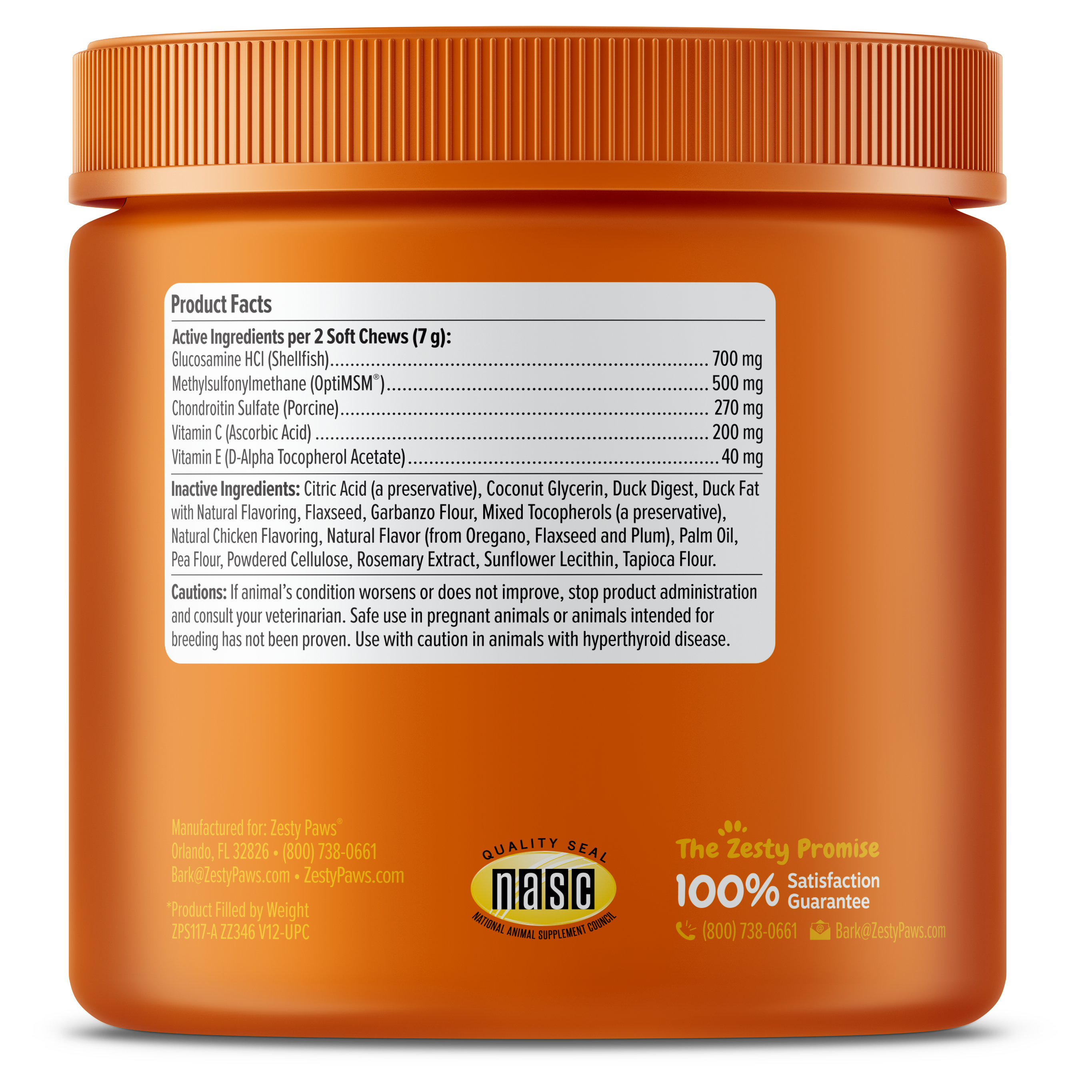 Zesty Paws Hip & Joint Bites Dog Supplements 90ct