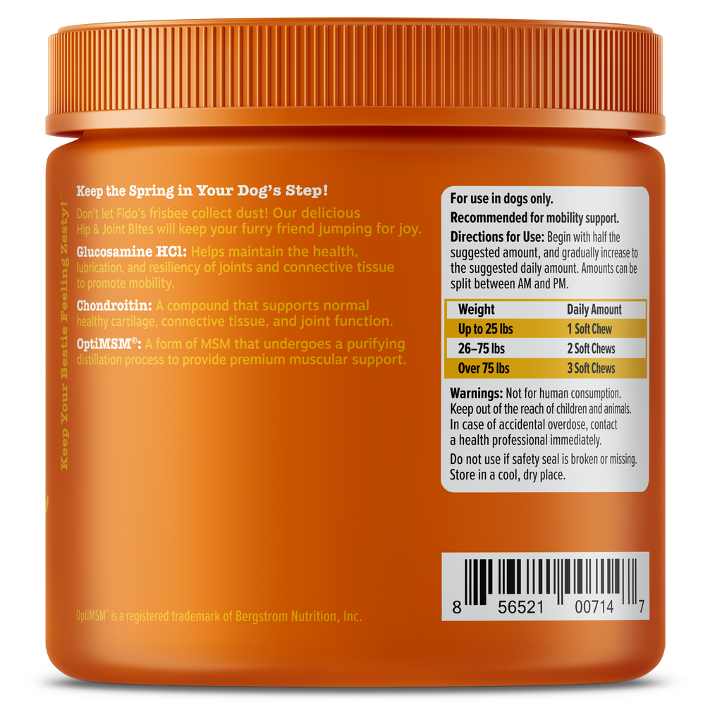 Zesty Paws Hip & Joint Bites Dog Supplements 90ct