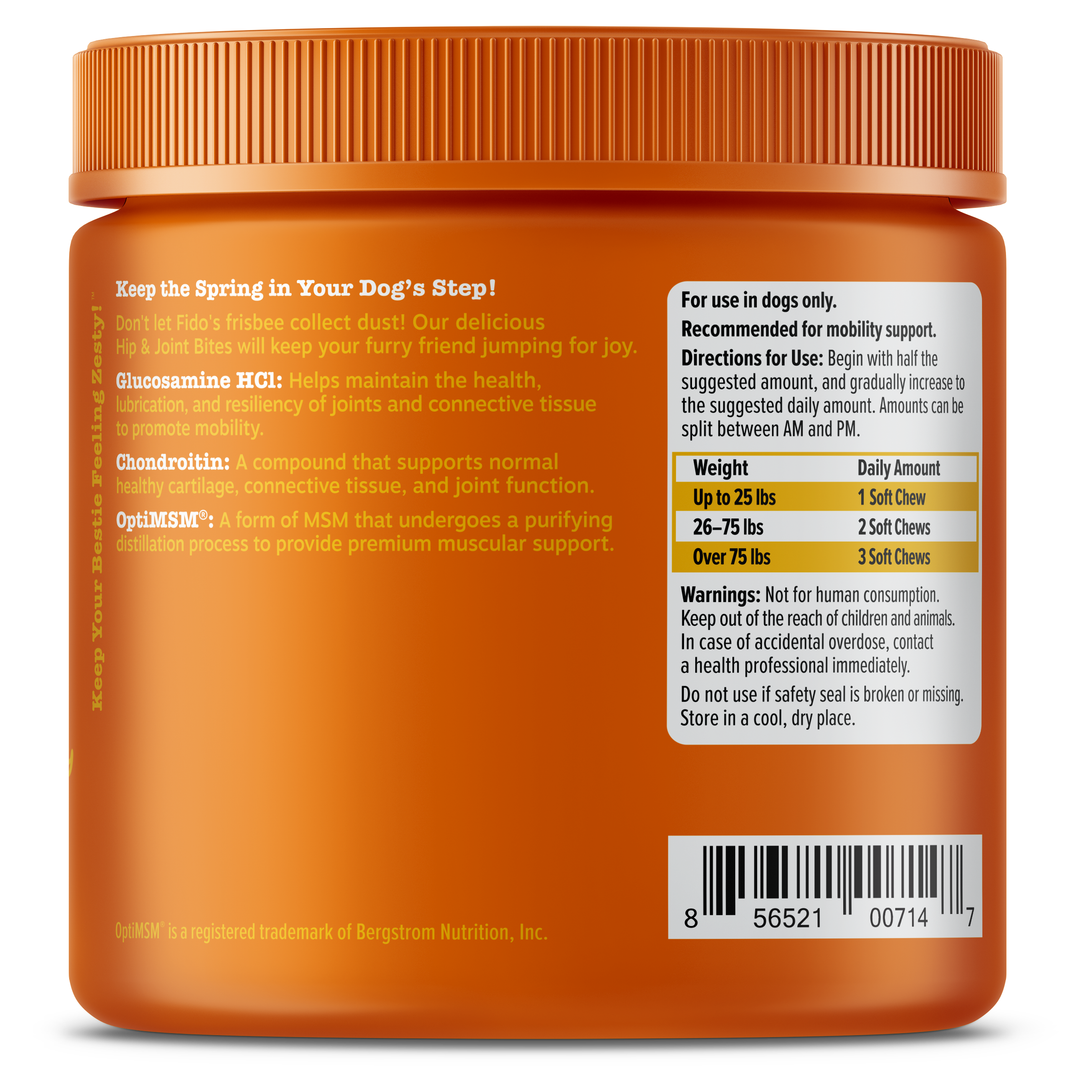 Zesty Paws Hip & Joint Bites Dog Supplements 90ct