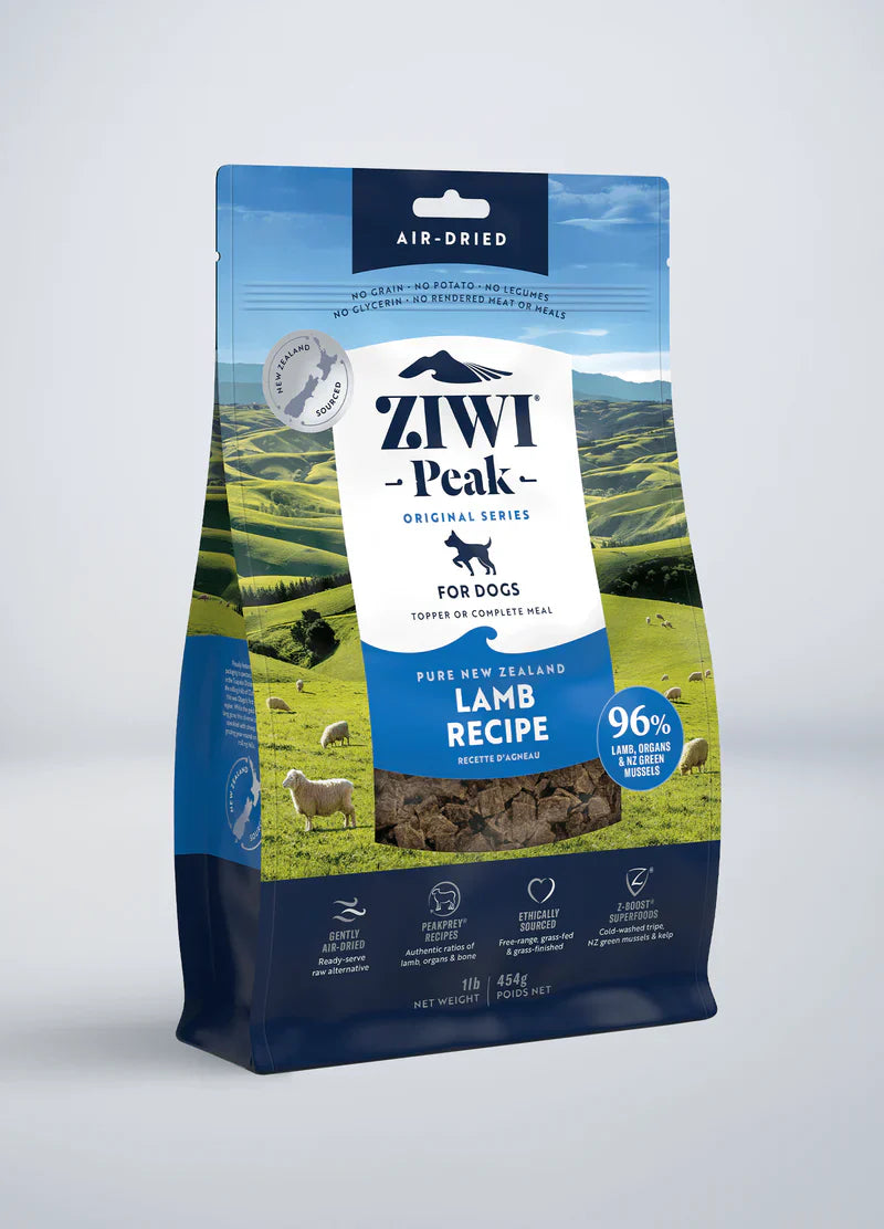 Ziwi Peak Originals Air Dried Dog Food 454g
