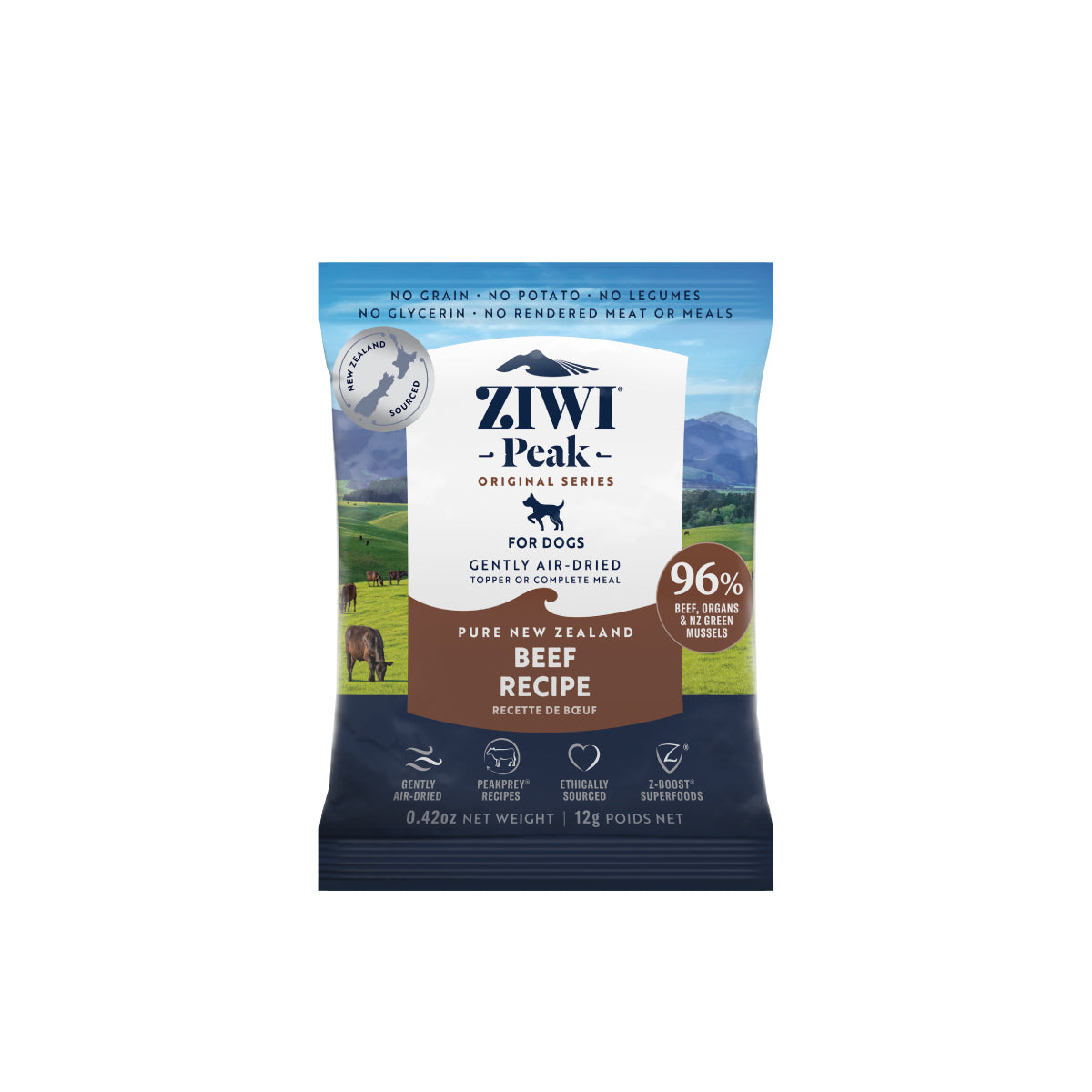 Ziwi Peak Originals Air Dried Dog Food Trial Pack 12g