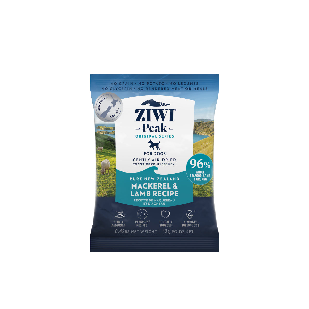 Ziwi Peak Originals Air Dried Dog Food Trial Pack 12g