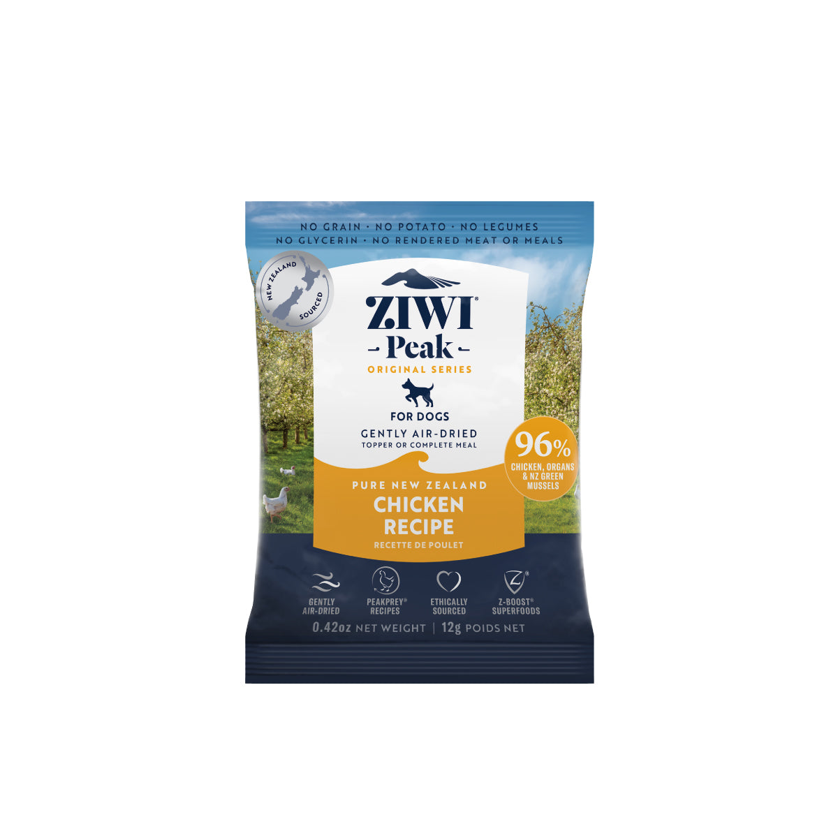 Ziwi Peak Originals Air Dried Dog Food Trial Pack 12g