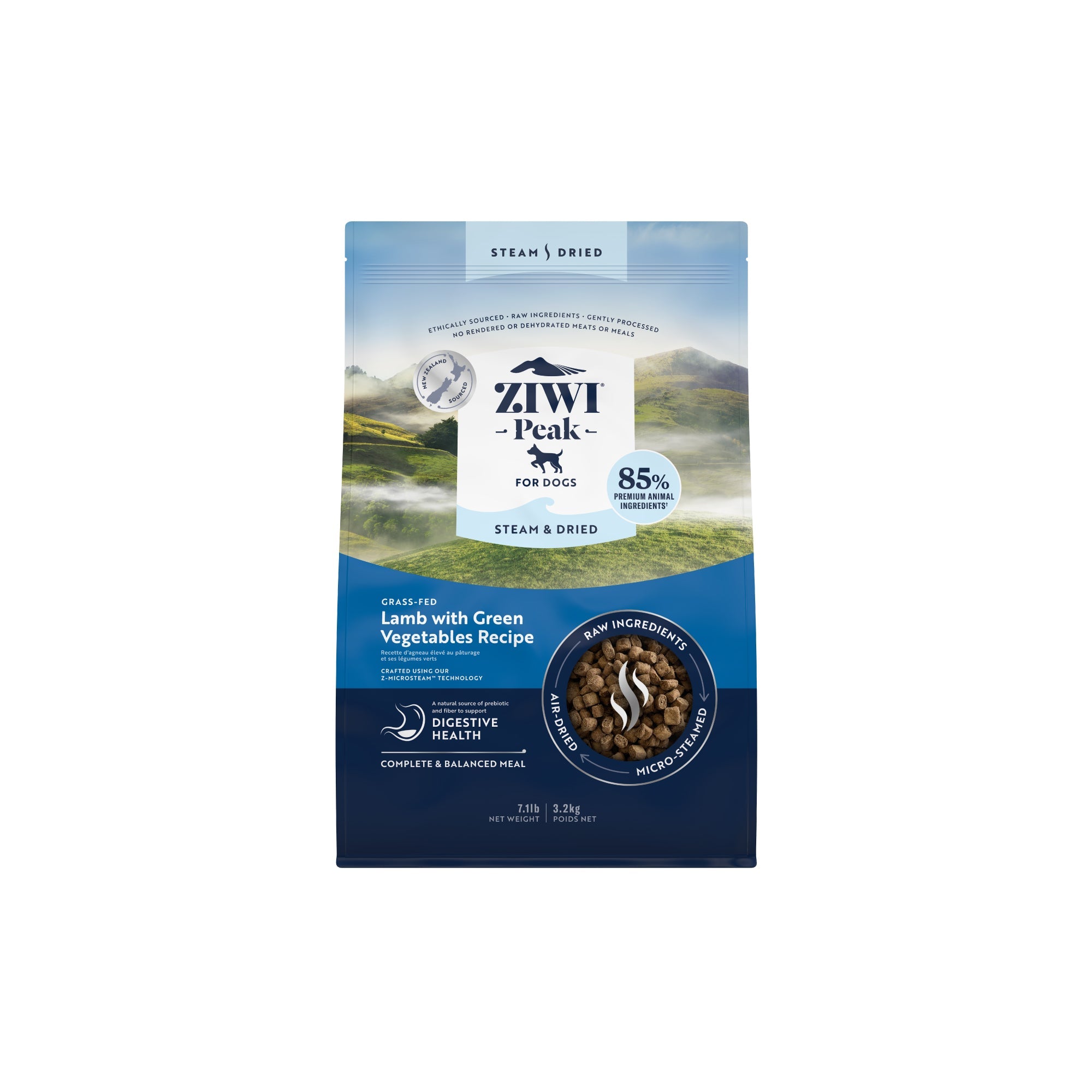 Ziwi Peak Steam & Dried Dog Food 3.2kg