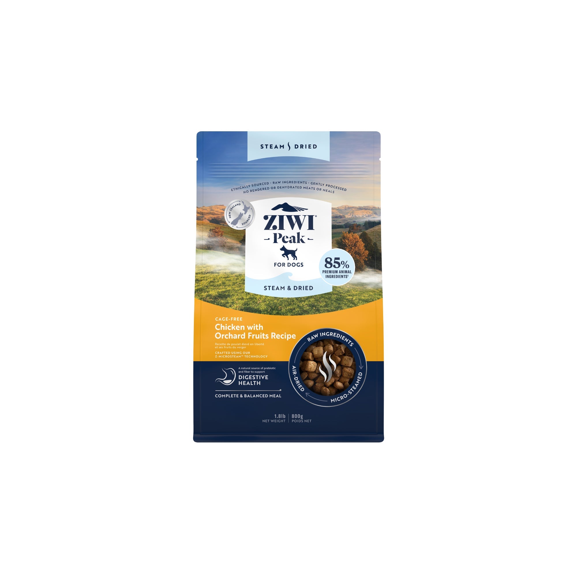 Ziwi Peak Steam & Dried Dog Food 800g