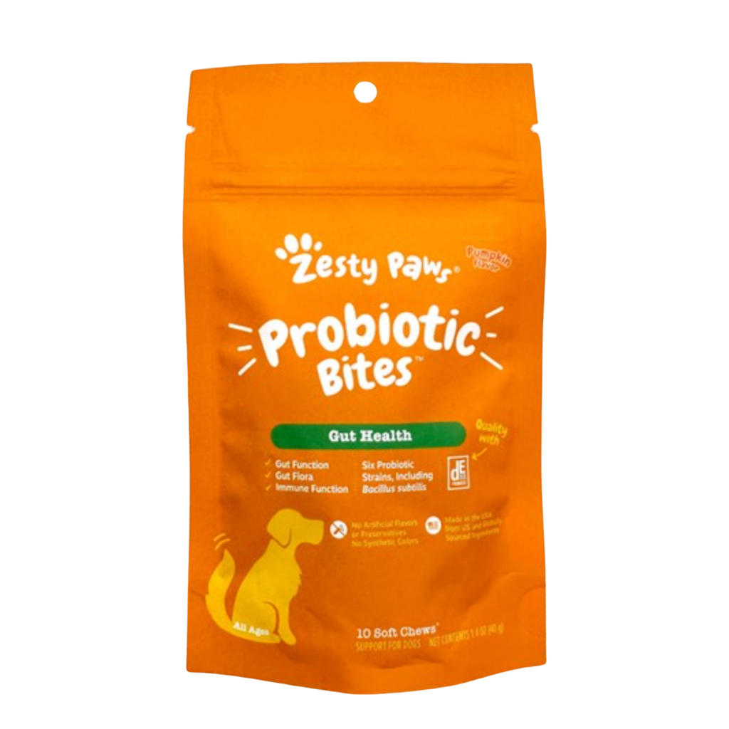 Zesty Paws Probiotic Bites Dog Supplement Trial Pack 10 Chews