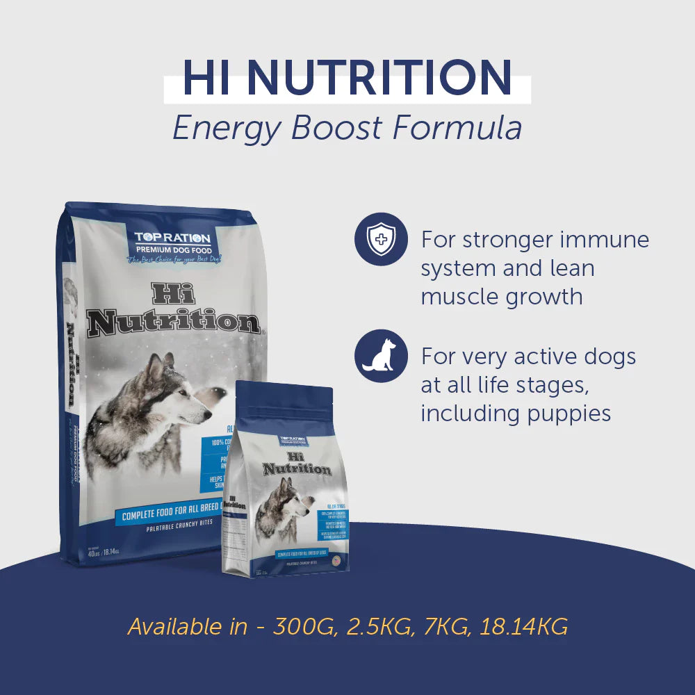 Top Ration Premium Dog Dry Food 18.14kg